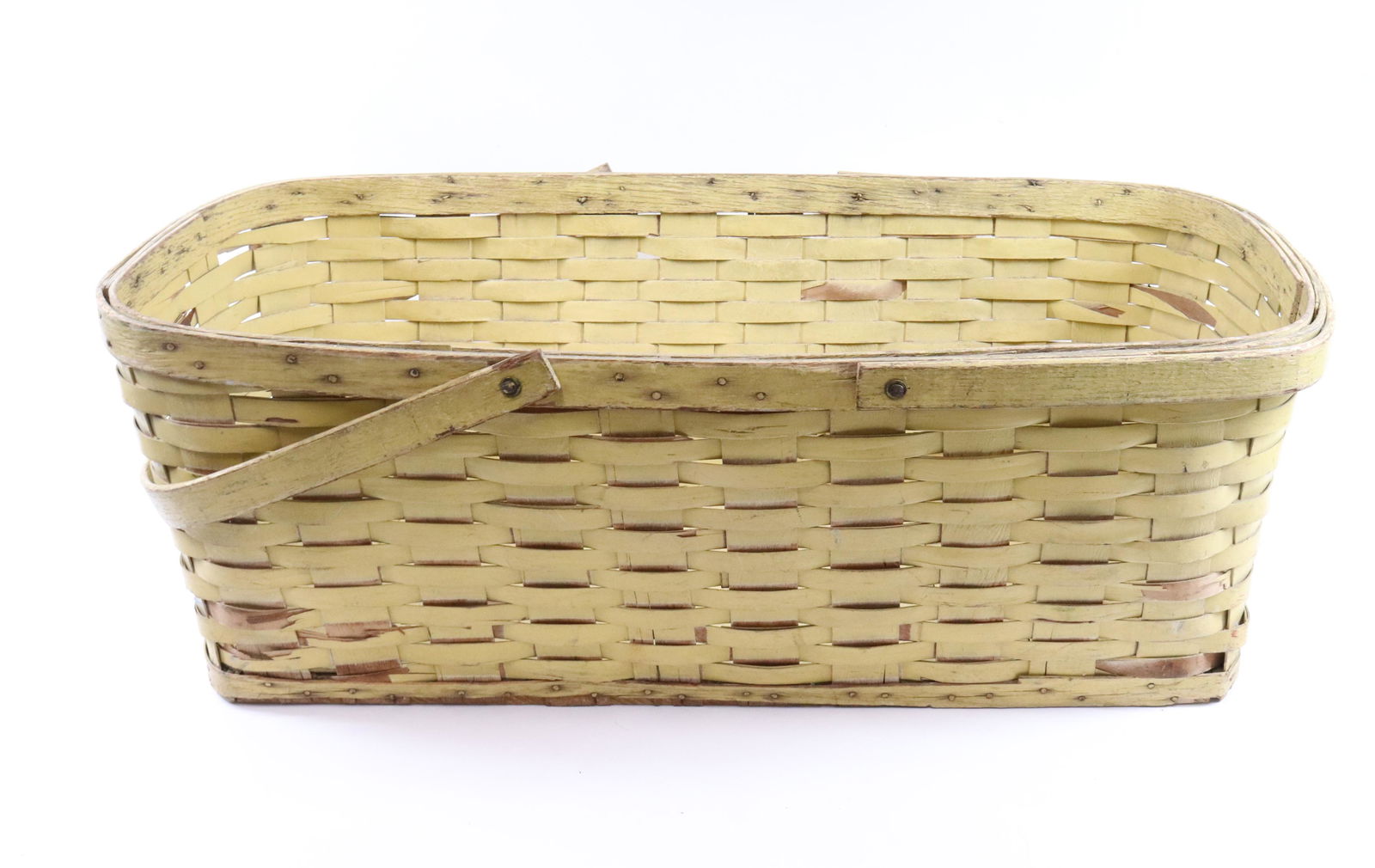 LARGE PAINTED BASKET (1 of 5)