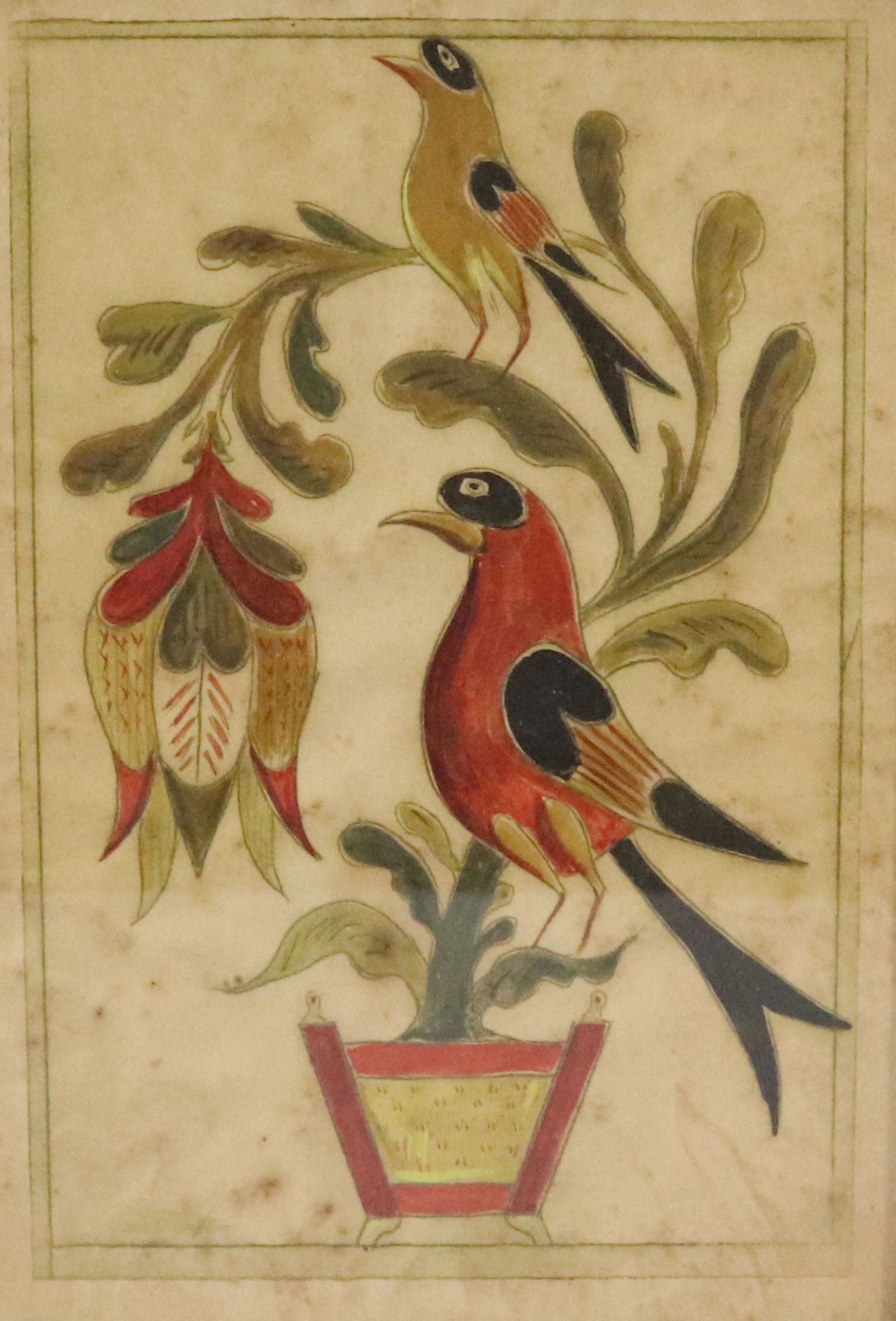 19TH C. BIRD FRAKTUR (1 of 7)