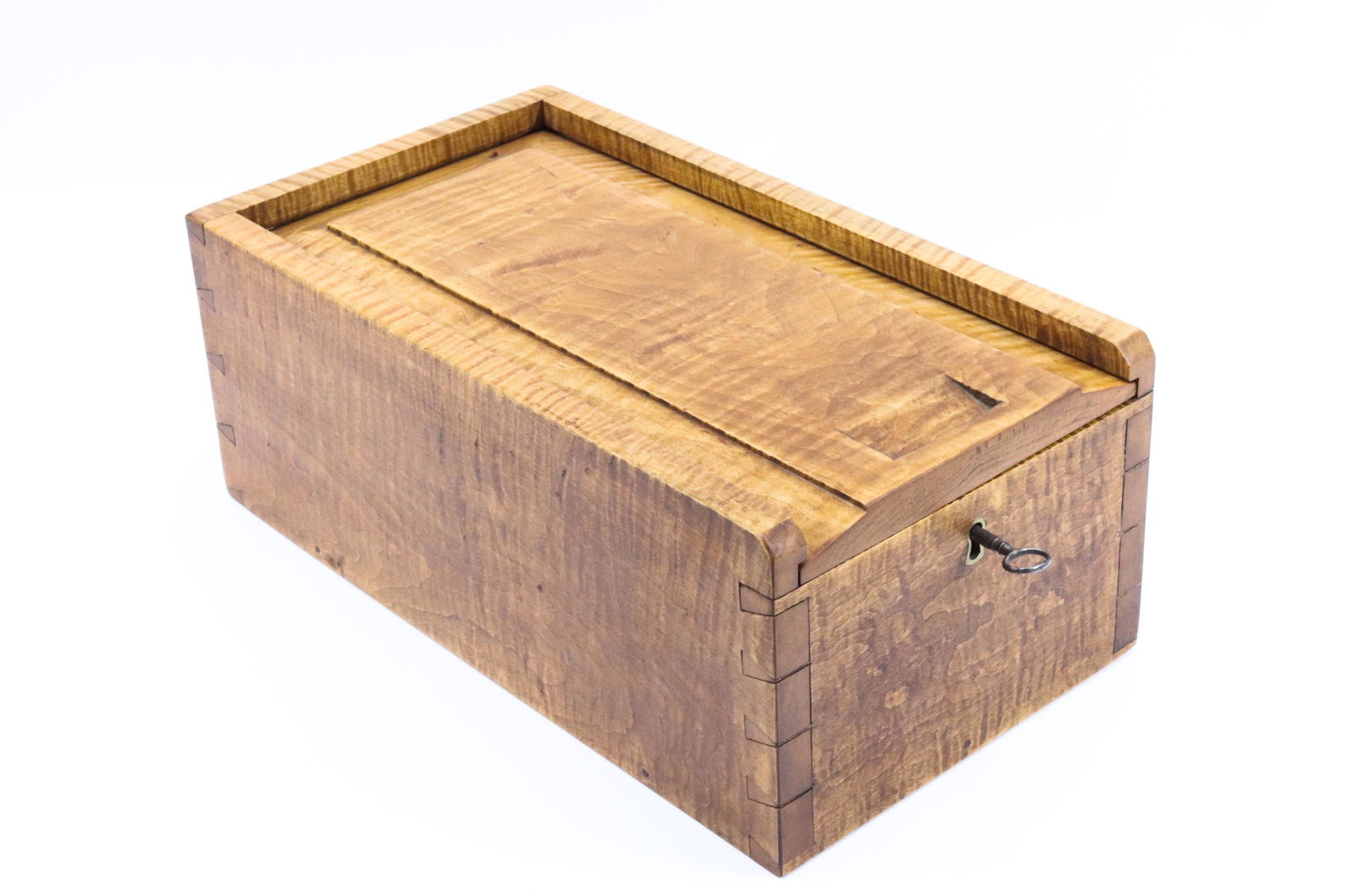 TIGER MAPLE SLIDE LID BOX (1 of 3)