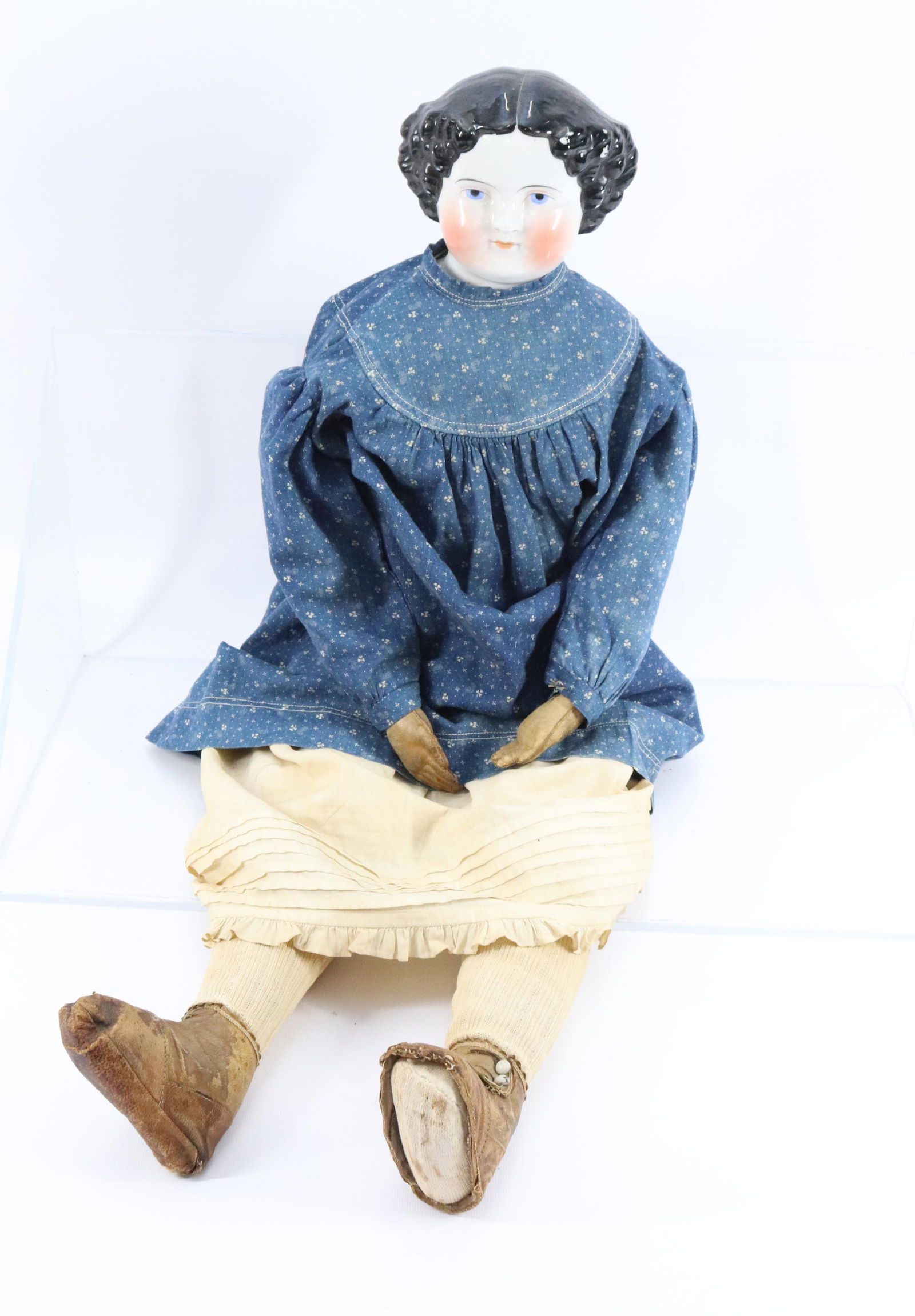 19TH C. PORCELAIN DOLL (1 of 4)