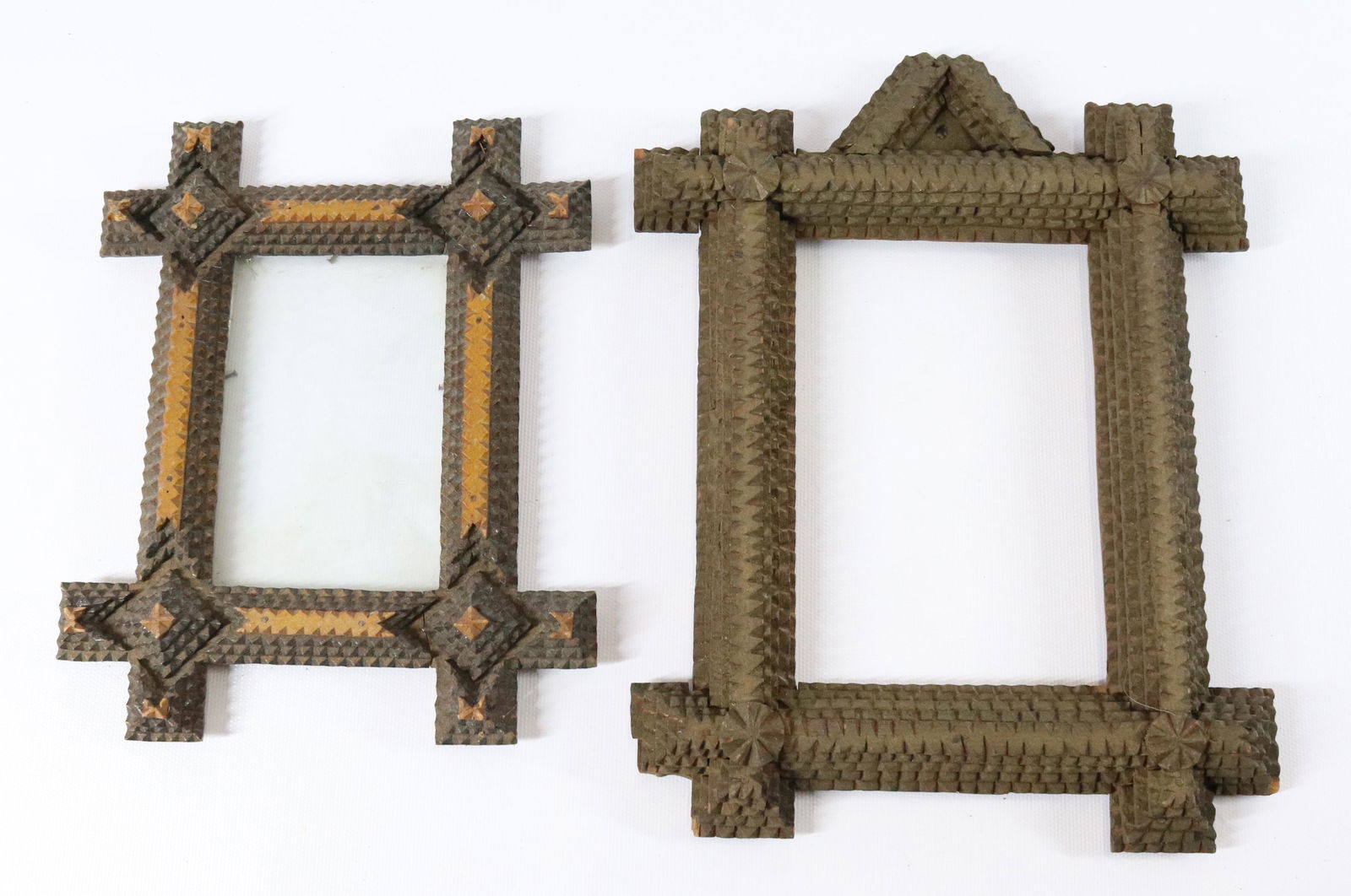 (2) TRAMP ART FRAMES (1 of 2)