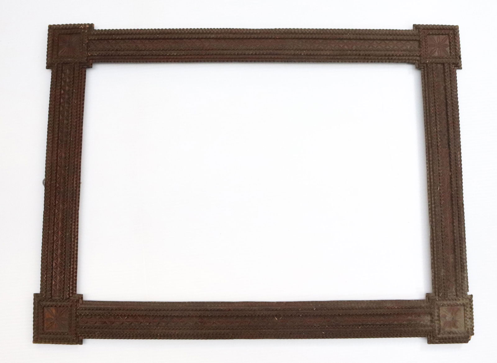 LARGE DETAILED TRAMP ART FRAME (1 of 3)