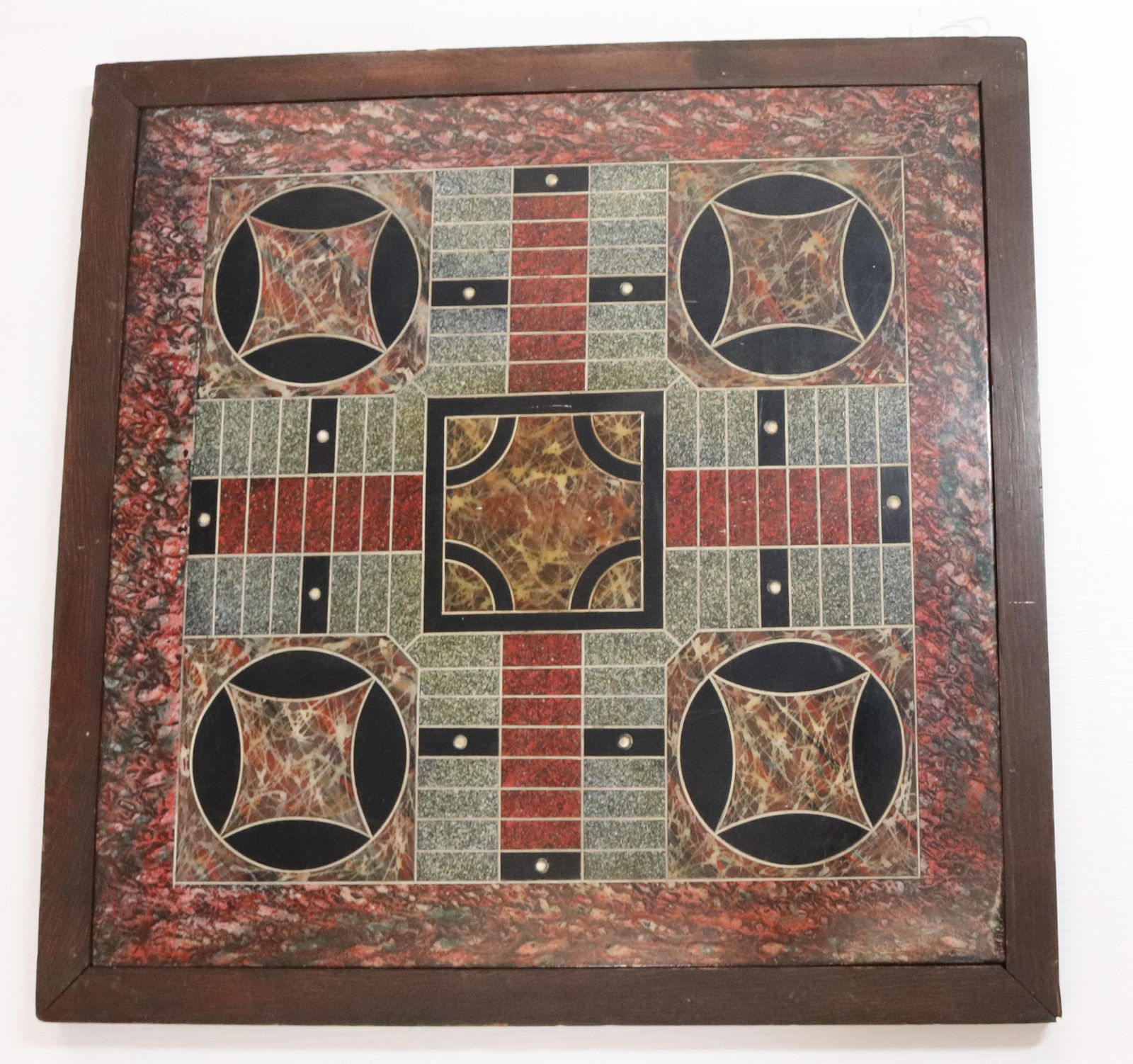 PAINT DECORATED SLATE GAMEBOARD (1 of 3)