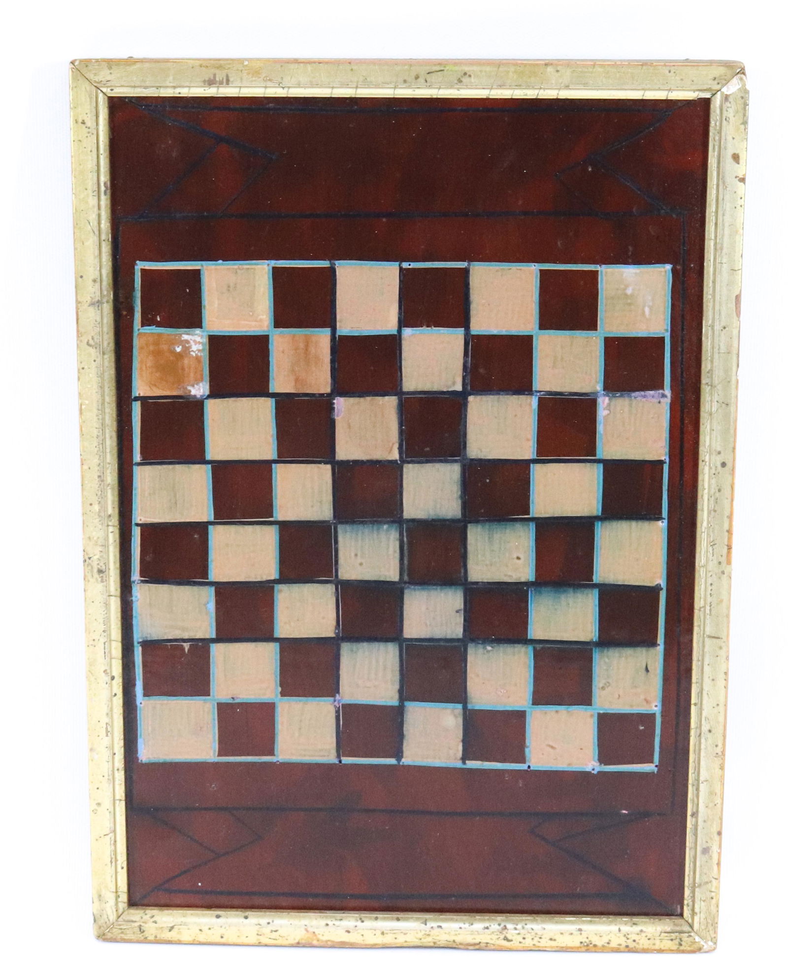 PAINTED WOODEN GAME BOARD (1 of 3)