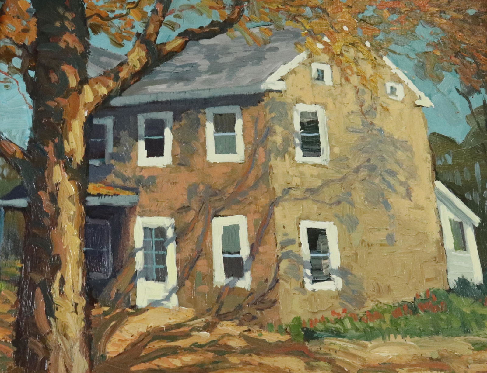 DAVID HAHN OIL ON BOARD (1 of 4)