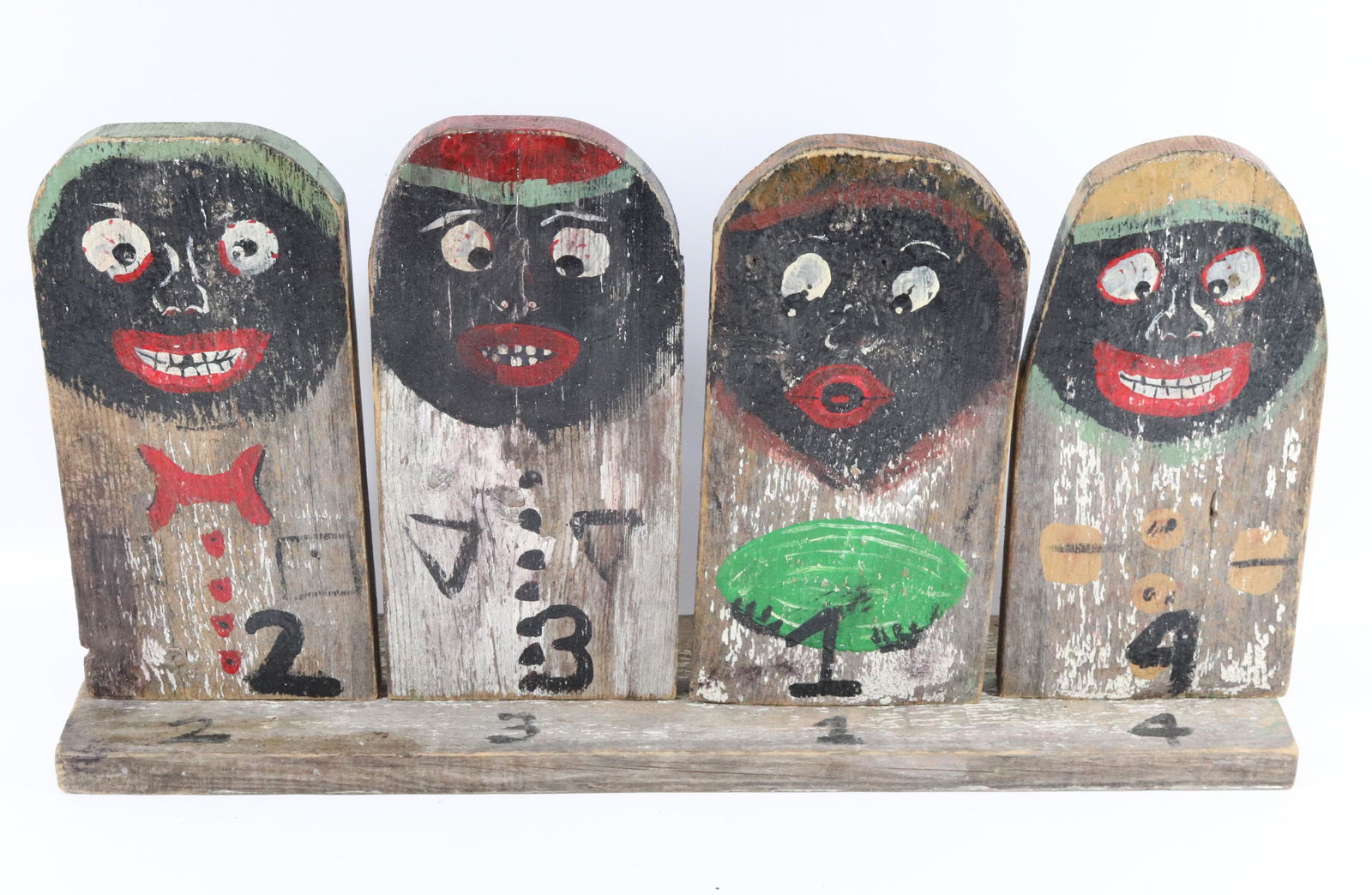 PAINTED CARNIVAL KNOCKDOWN TARGETS (1 of 3)