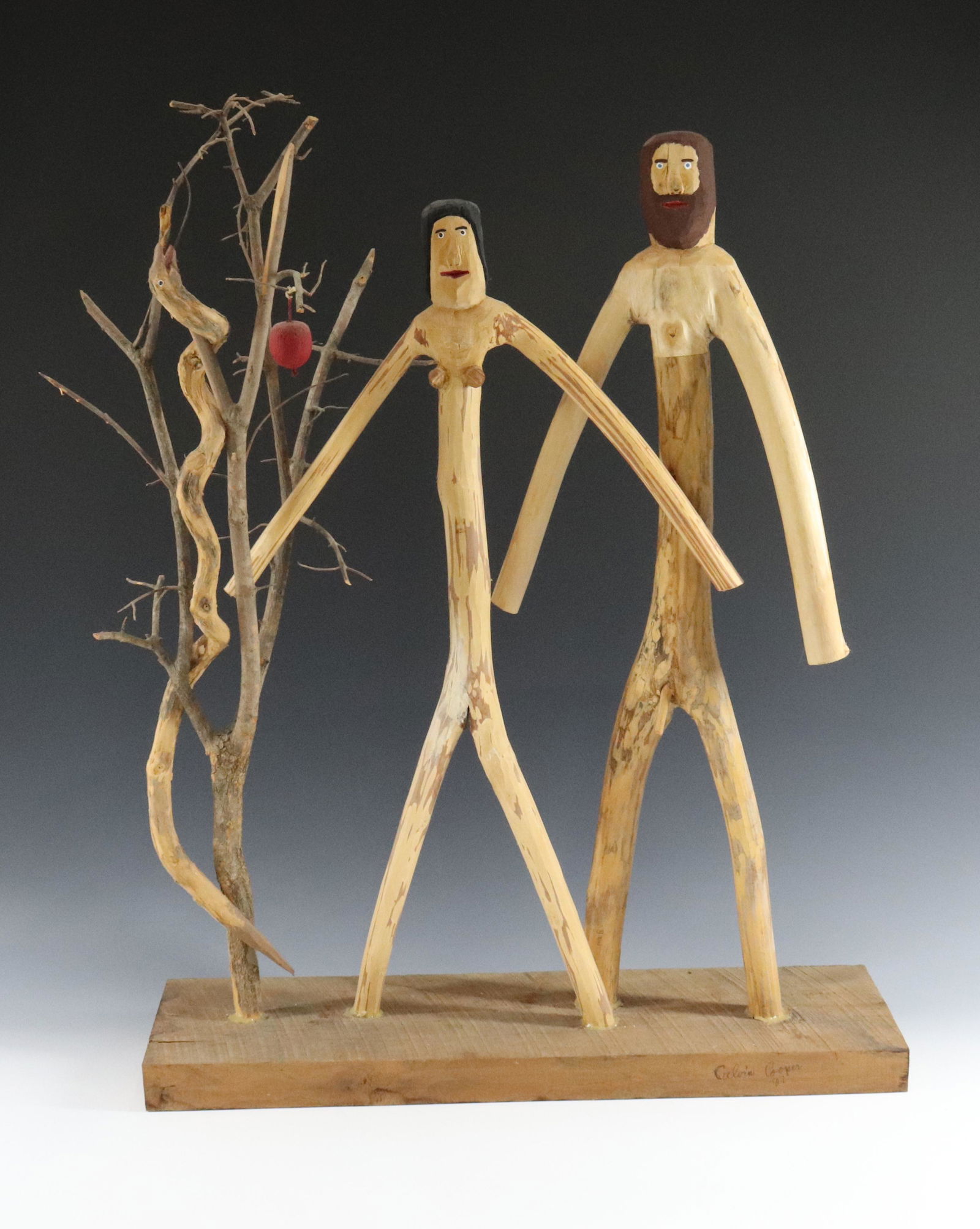 CALVIN COOPER ADAM AND EVE SCULPTURE (1 of 3)