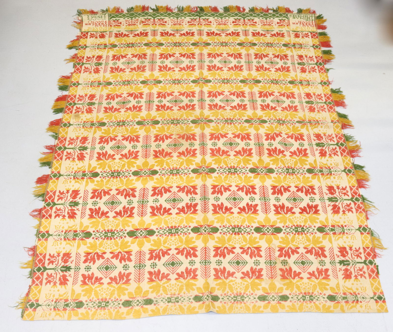 19TH C. TREXLERTOWN, PA COVERLET (1 of 6)