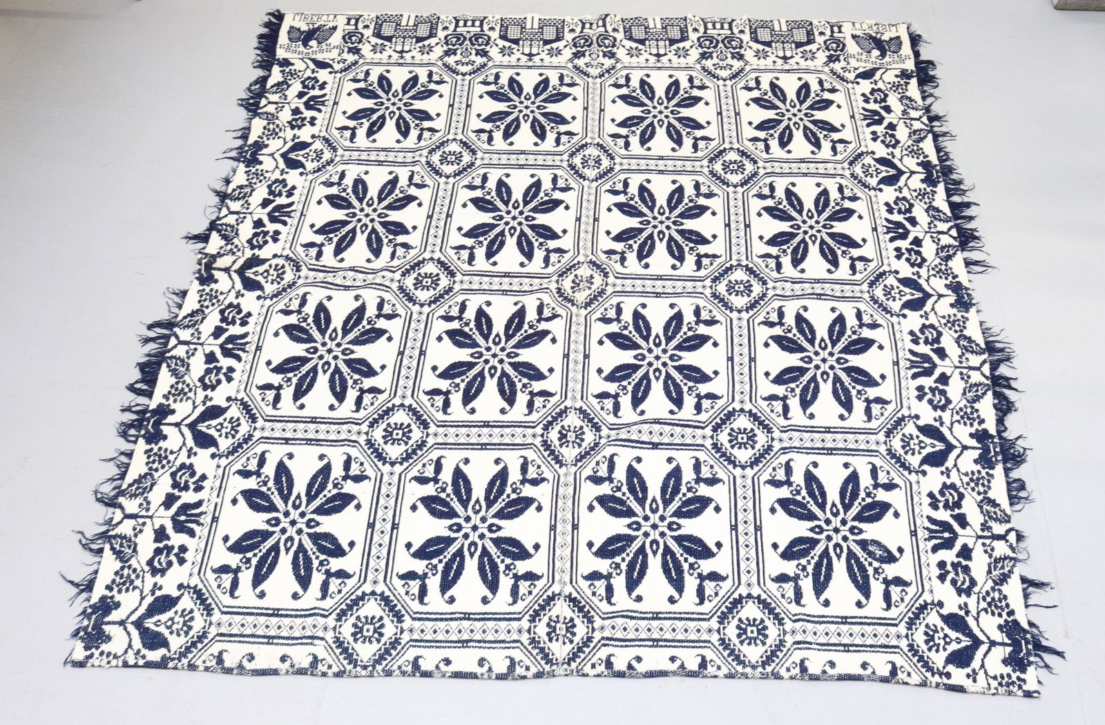 19TH C. LIBERTY COVERLET (1 of 3)