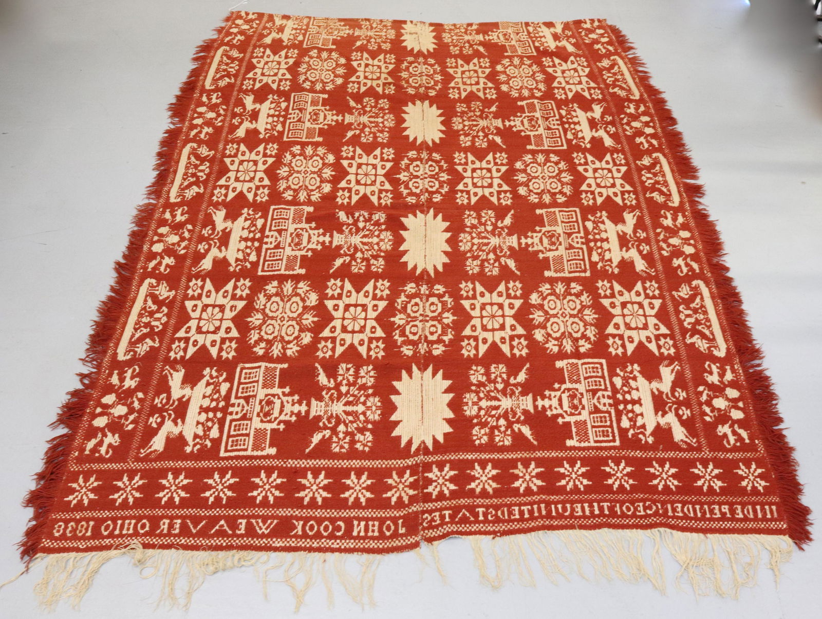 19TH C. INDEPENDENCE OF THE US COVERLET (1 of 6)