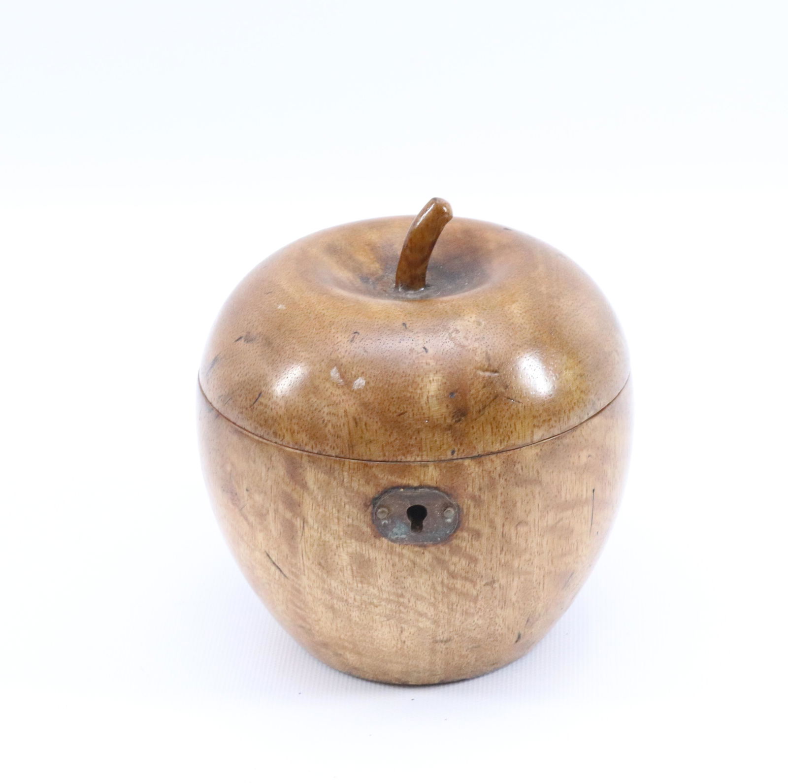 ENGLISH APPLE FORM TEA CADDIE (1 of 4)