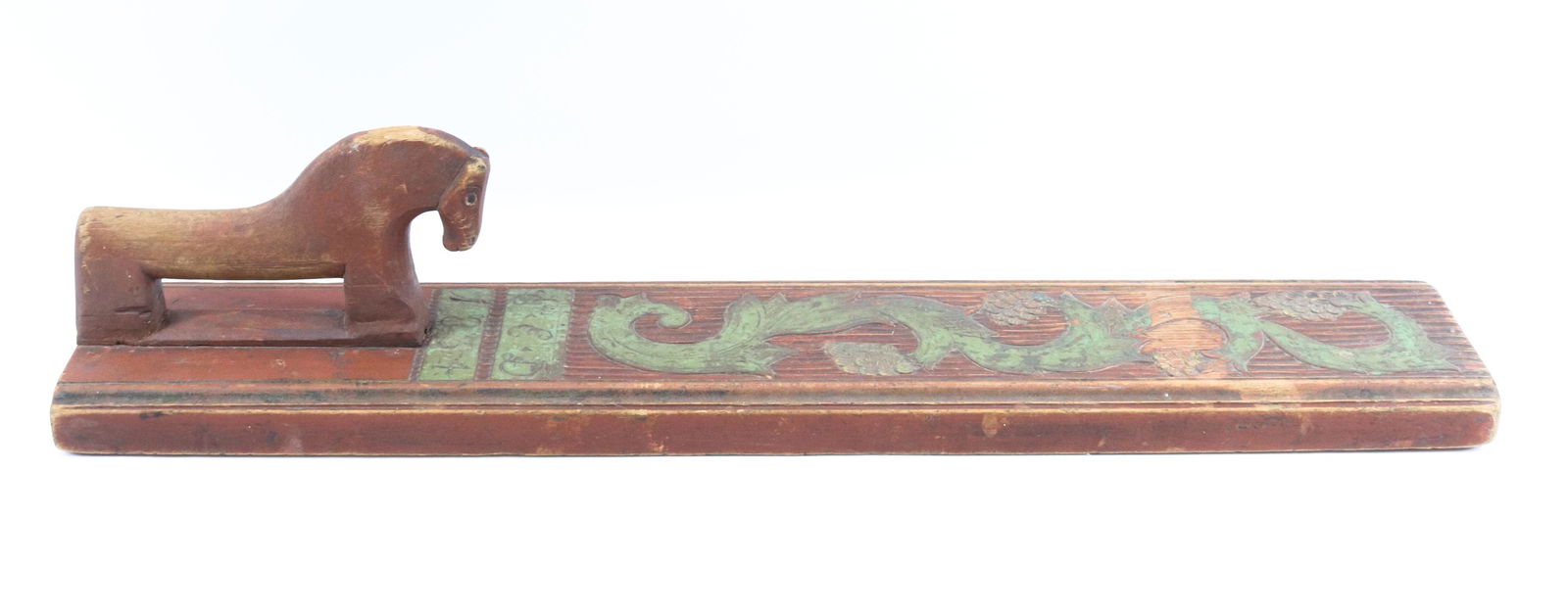 CARVED AND PAINTED MANGLE BOARD (1 of 5)