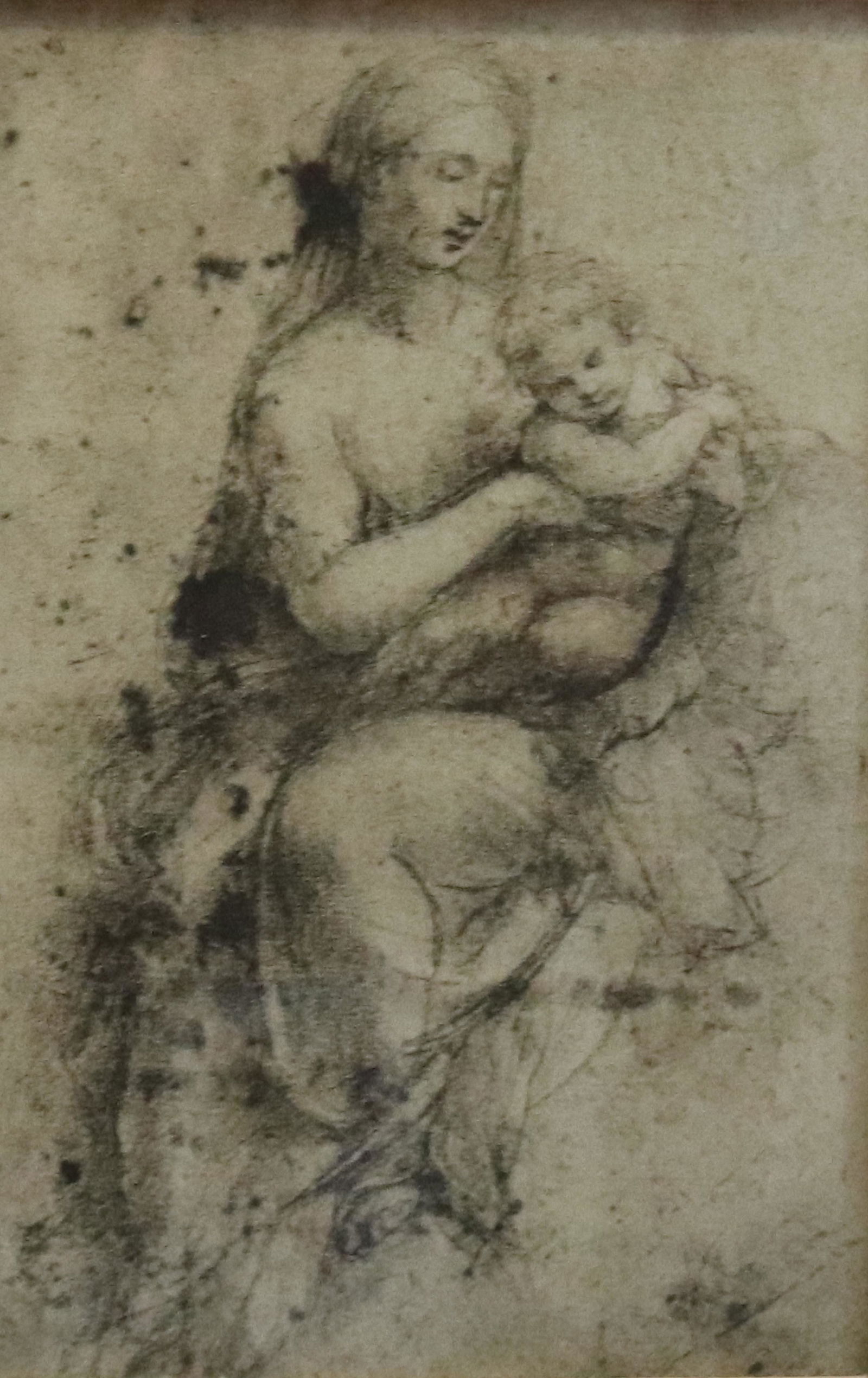 VINTAGE PRINT OF MADONNA AND CHILD BY RAPHAEL: UNSIGNED. FRAMED UNDER GLASS WITH TAG ON BACK SIZE: 13 1/2" X 9" SIGHT VIEW PLEASE READ BEFORE BIDDING – PICKUP FOR THIS AUCTION WILL NOT BE UNTIL THE WEEK OF OCTOBER 25TH. PICK-UP WILL BE FROM 9:00