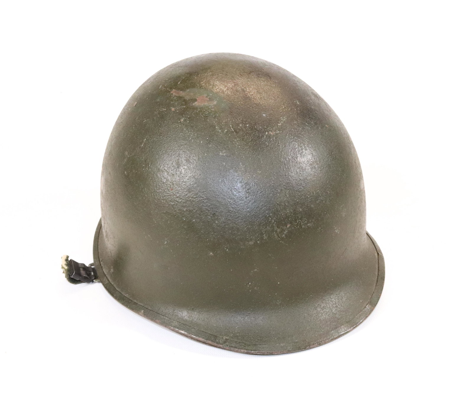WWII US M1 MILITARY HELMET: WITH LINER SIZE: 11" L