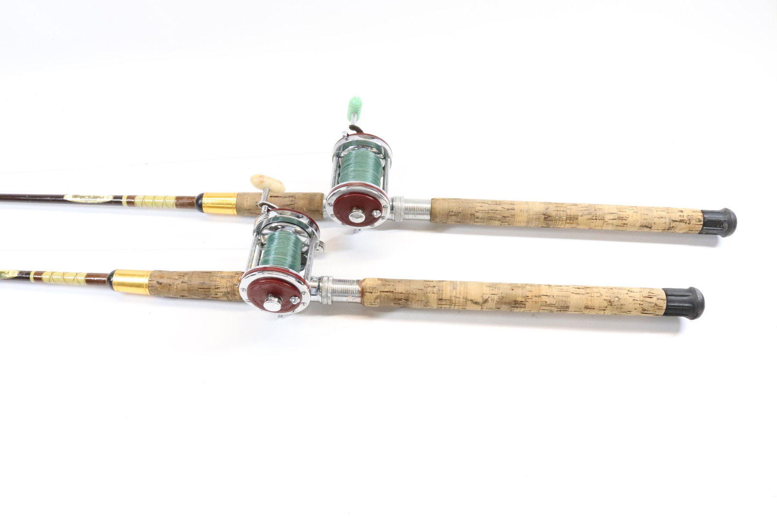 PR. OF SALTWATER RODS: BERKLEY BUCCANEERS (2) WITH PENN SQUIDDER 140 REELS