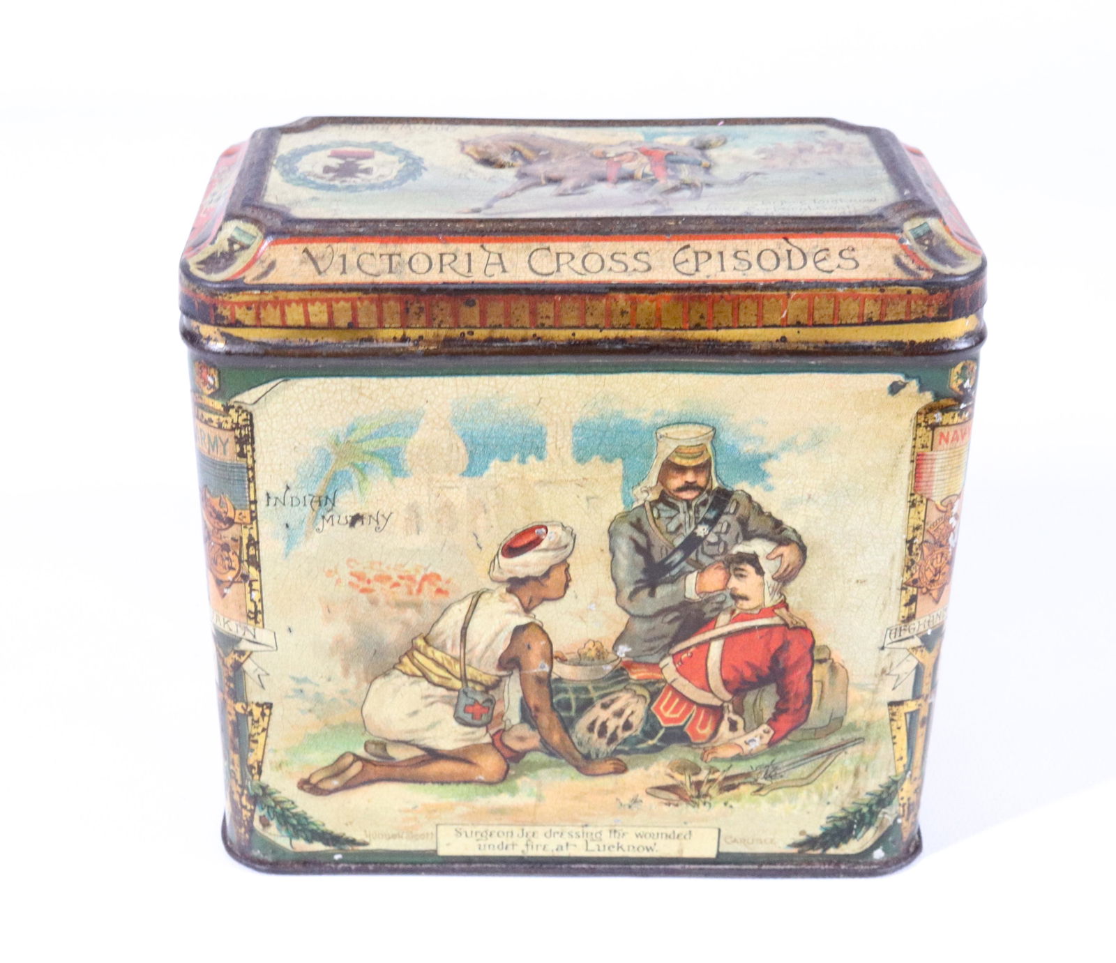 McVITIE & PRICE TIN LITHO BISCUIT TIN (1 of 6)