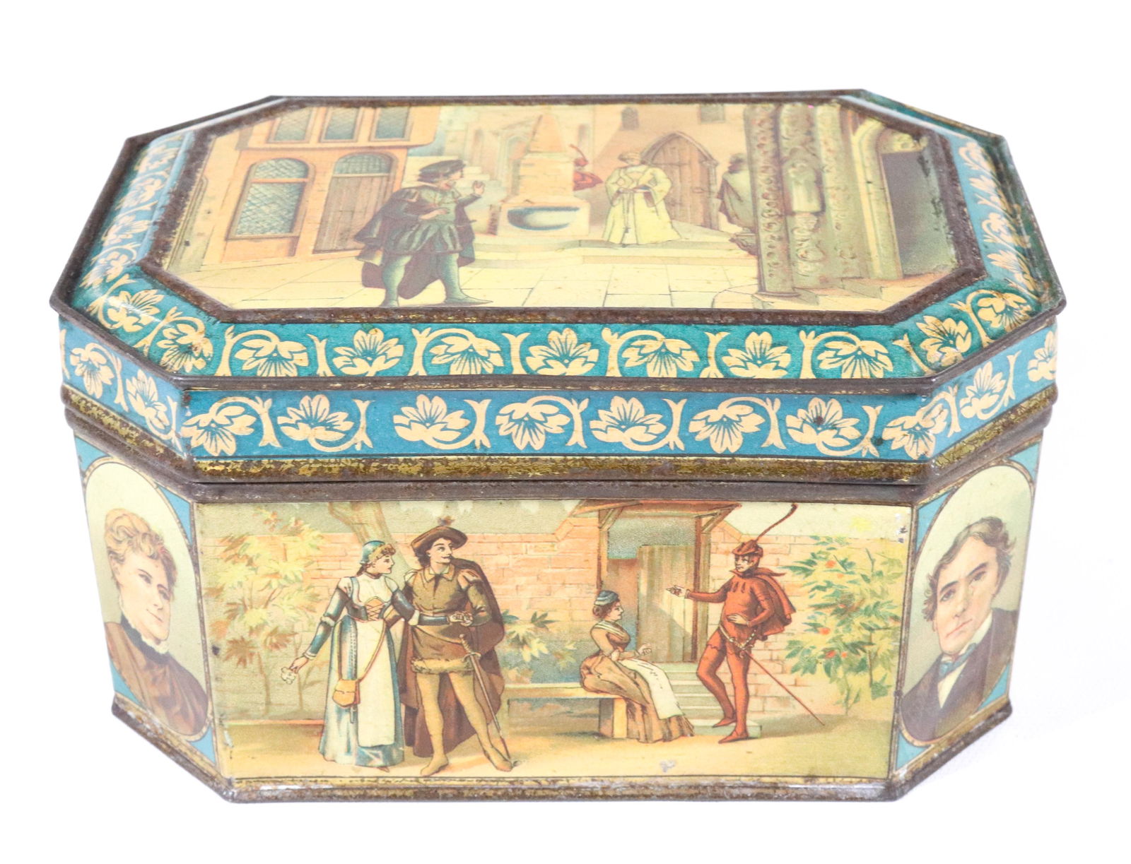 MACFARLANE, LANG & CO. TIN LITHO BISCUIT TIN (1 of 6)