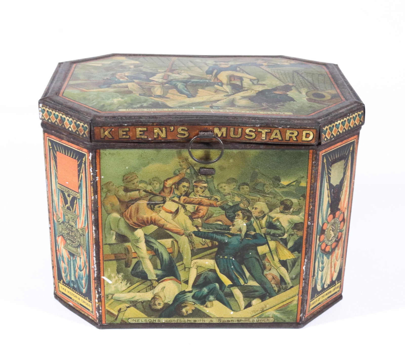 KEEN, ROBINSON & CO. TIN LITHO MUSTARD TIN (1 of 6)