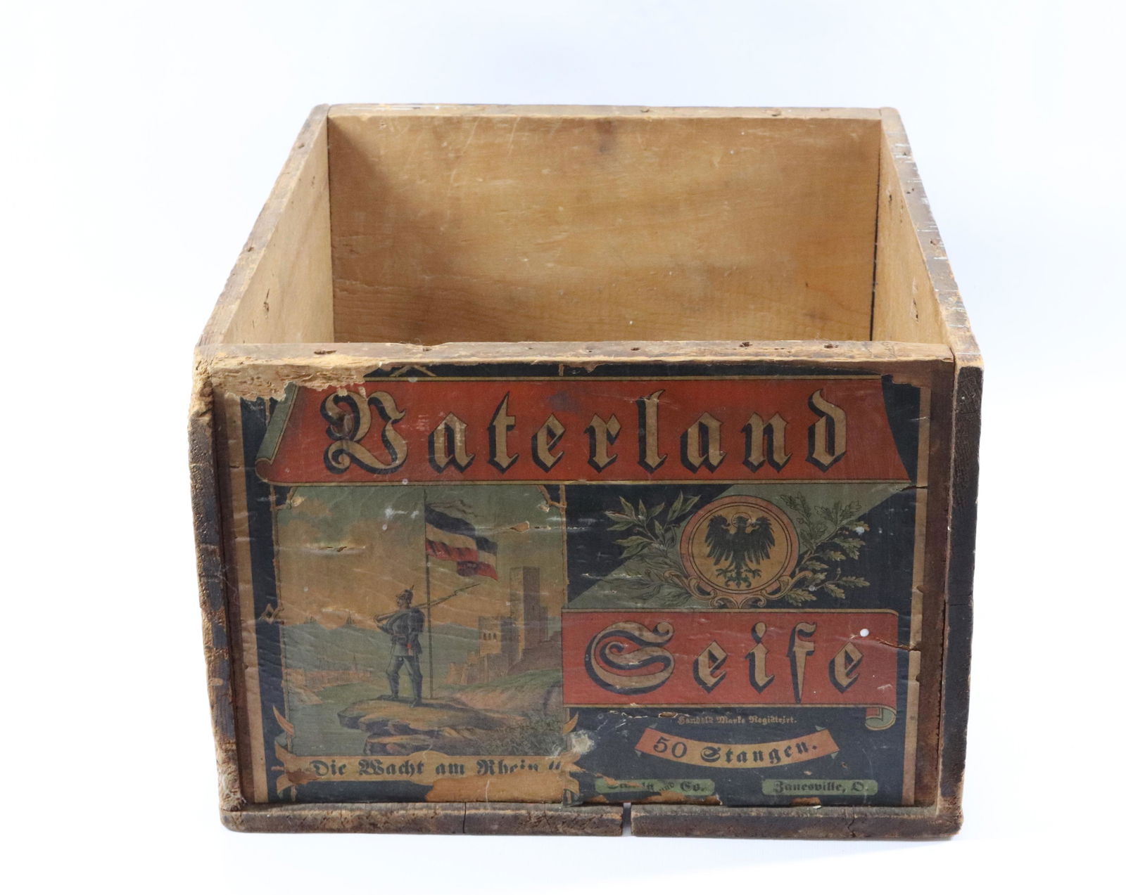 VINTAGE ADVERTISING CRATE (1 of 4)