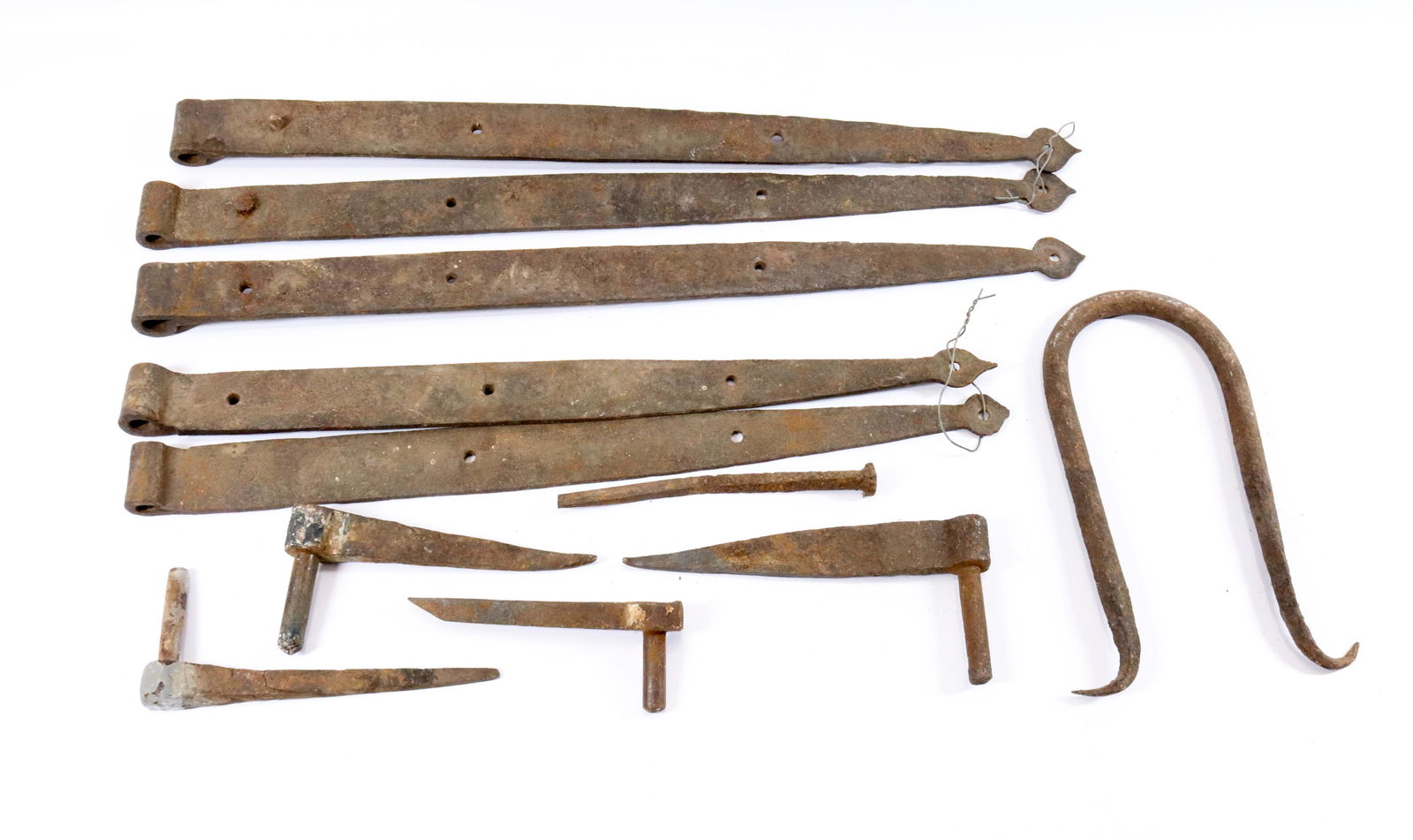 WROUGHT IRON STRAP HINGES AND HARDWARE (1 of 1)