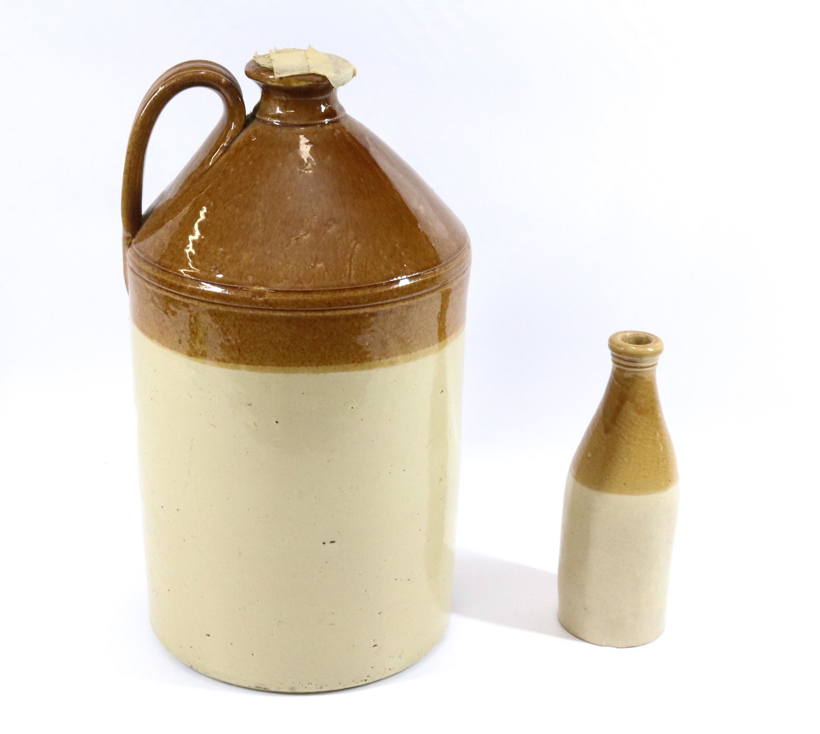 STONEWARE JUG AND BOTTLE (1 of 4)