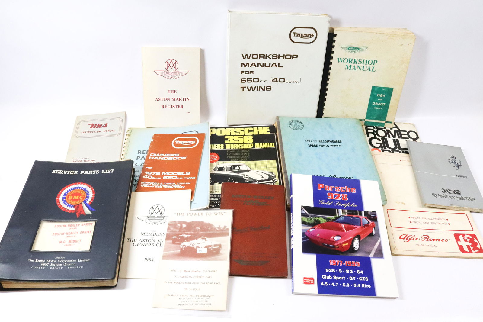 GROUP LOT OF FOREIGN AUTO MANUALS (1 of 5)