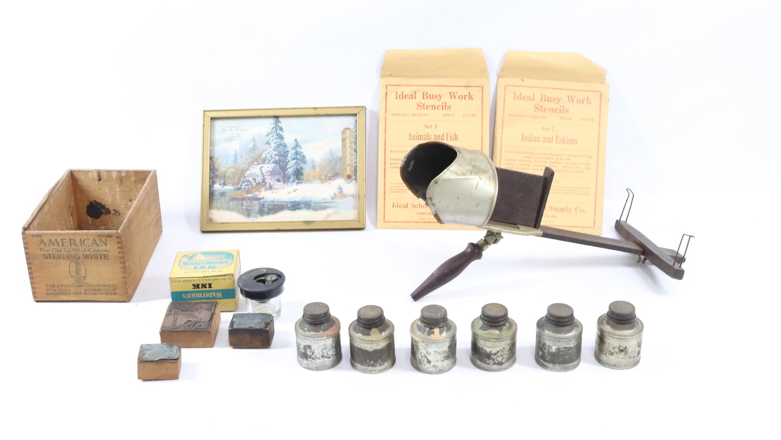 VINTAGE STEREOSCOPE AND SMALLS (1 of 2)