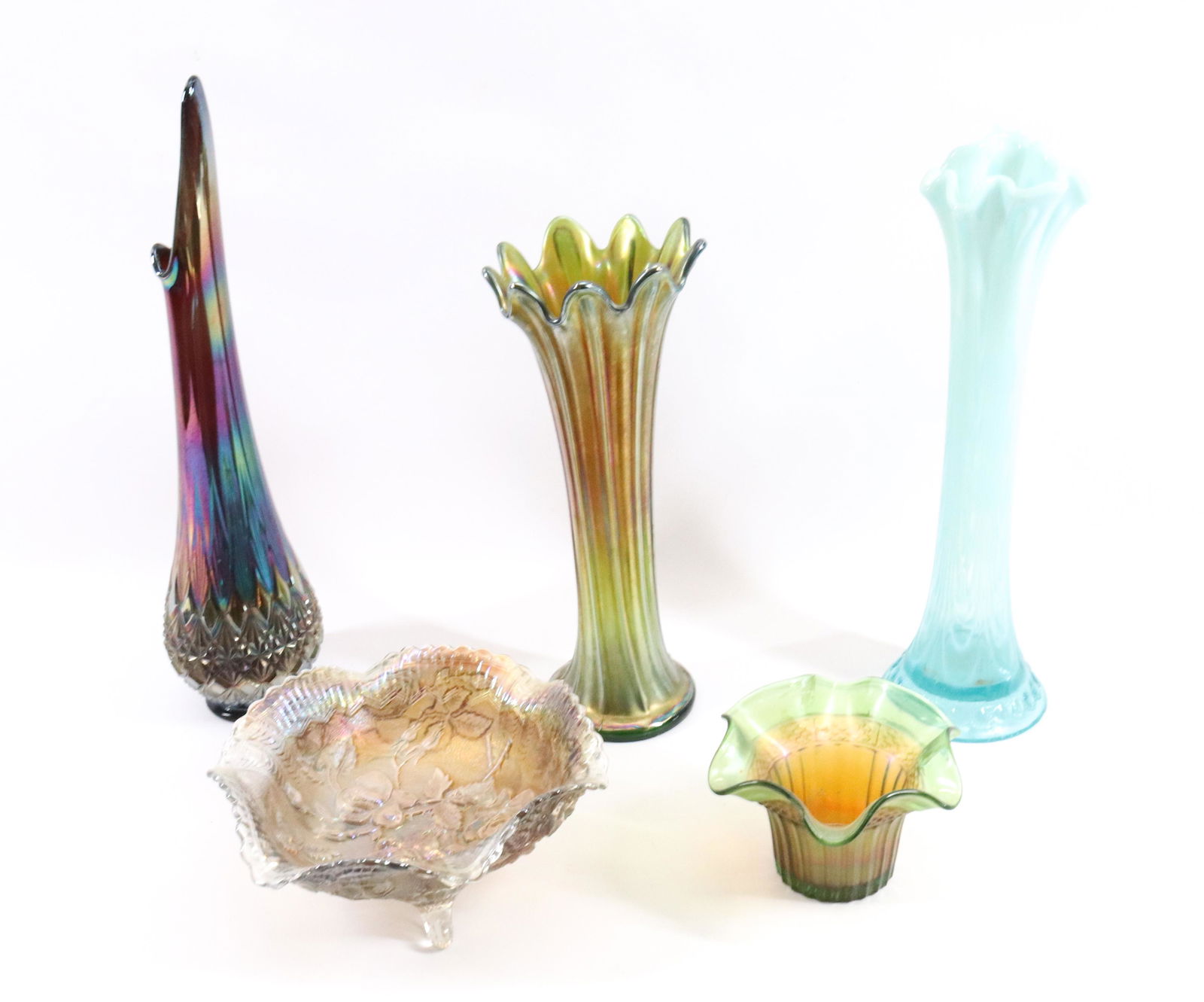 GROUP LOT OF CARNIVAL GLASS (1 of 2)