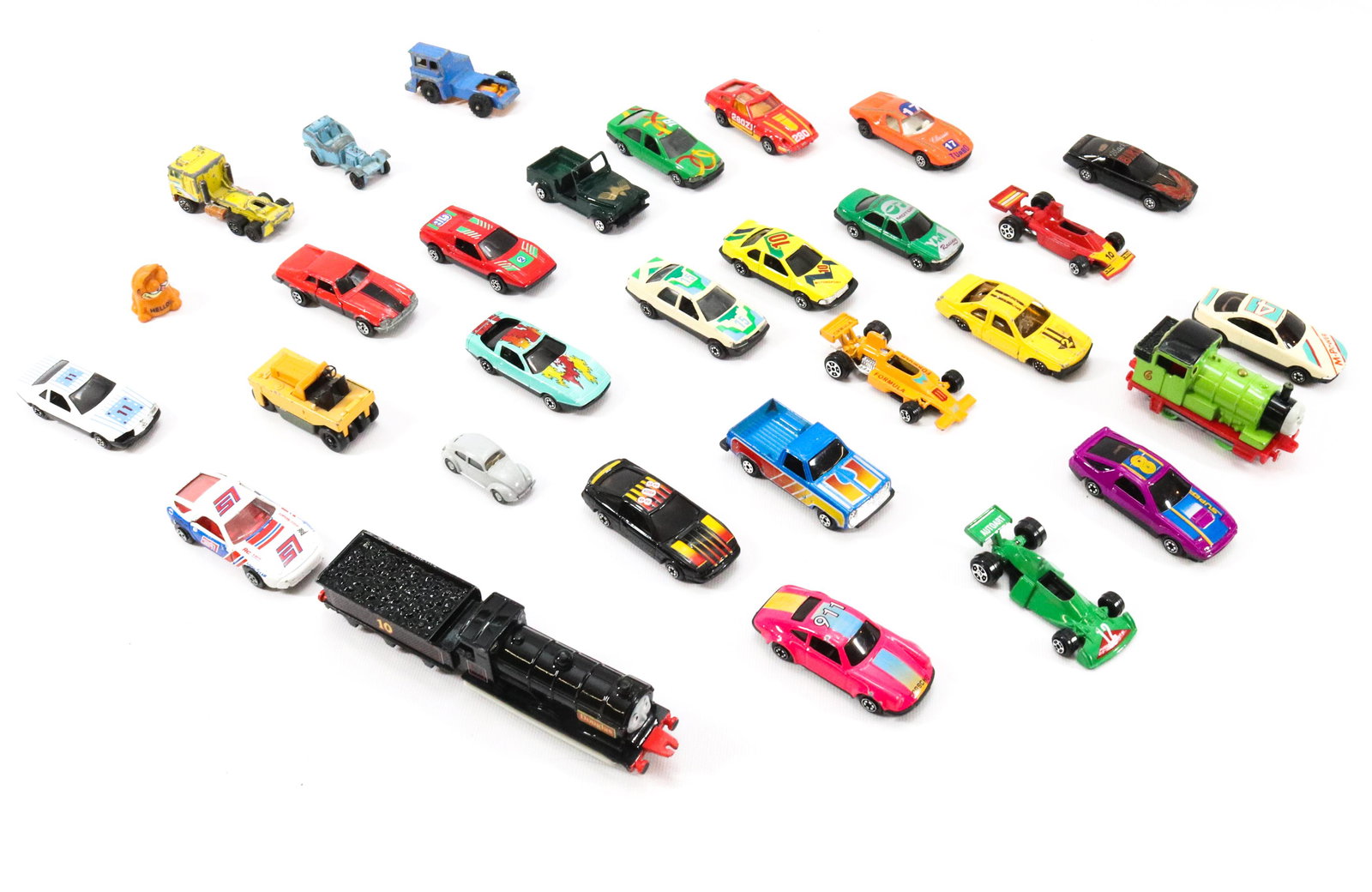 VINTAGE TOY CARS AND THOMAS THE TRAIN: MADE IN CHINA/JAPAN TERMS: Hartzell's Auction Gallery will handle most of the shipping in-house. Gold and Silver must be paid for with Check, Wire Transfer, or Through LiveAuctioneers.com Payment Syst