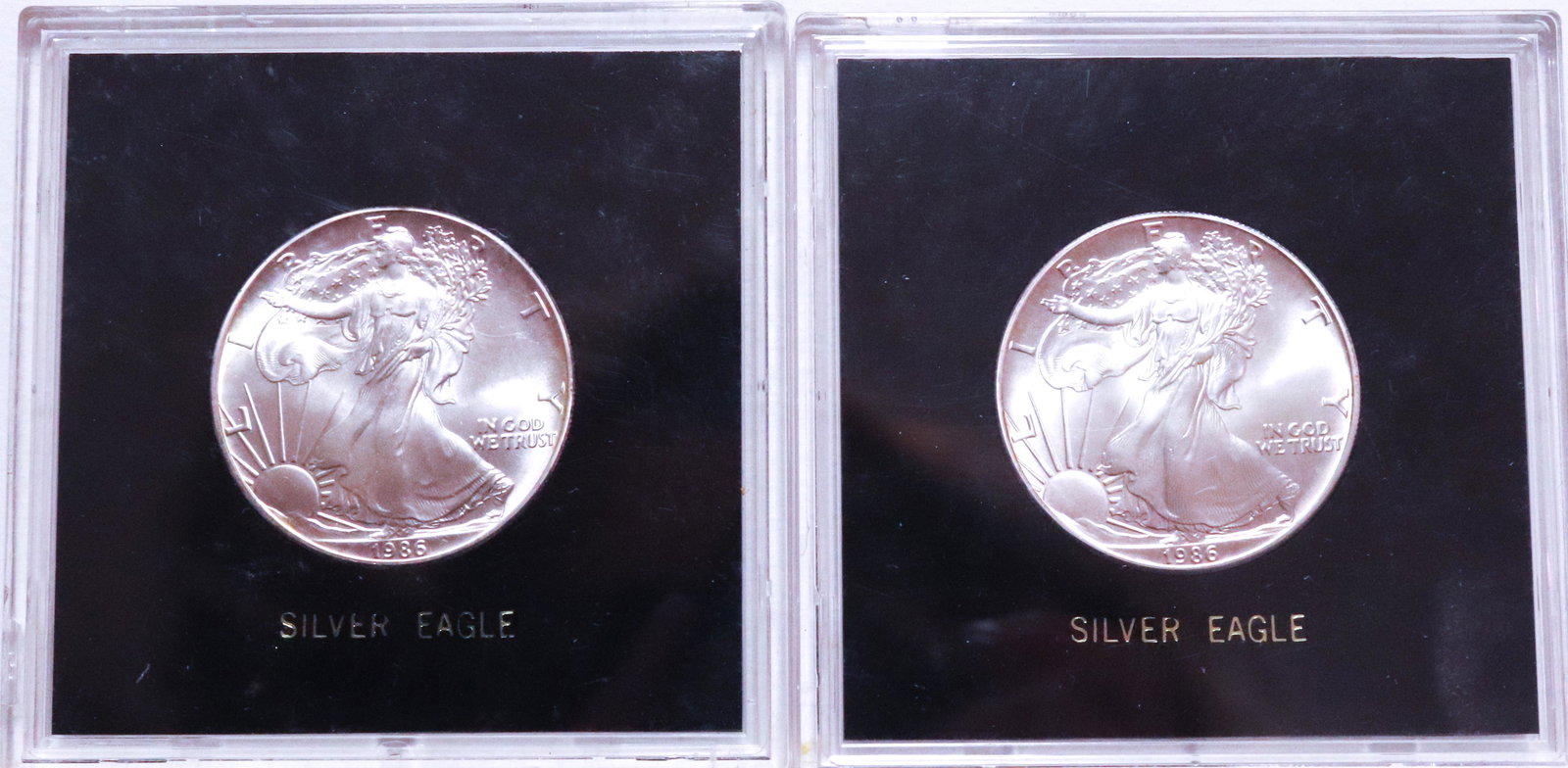 AMERICAN SILVER EAGLE LOT (1 of 2)