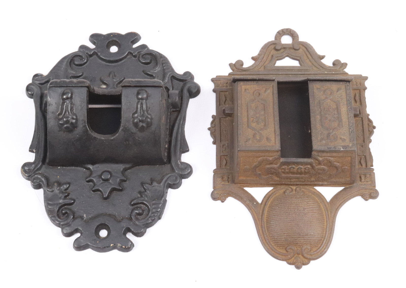 PR. OF CAST IRON MATCH HOLDERS (1 of 3)