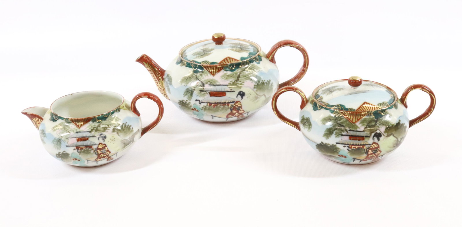 JAPANESE PORCELAIN TEA SET (1 of 3)