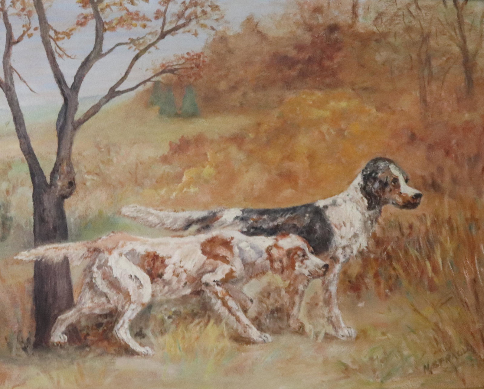HUNTING DOG PAINTING (1 of 4)