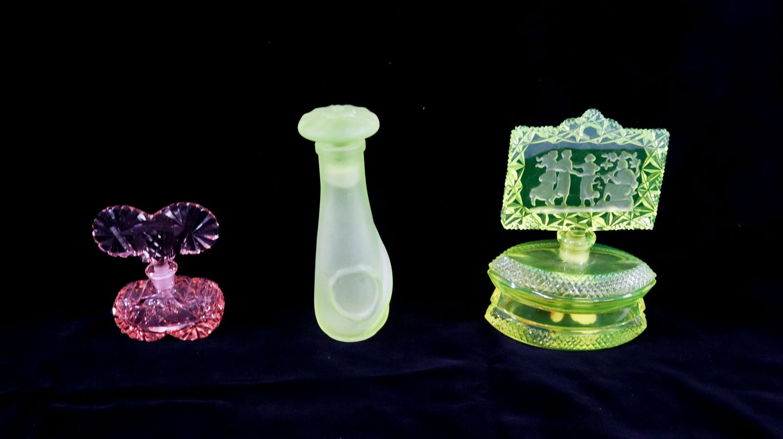 (3) ANTIQUE PERFUME BOTTLES (1 of 4)