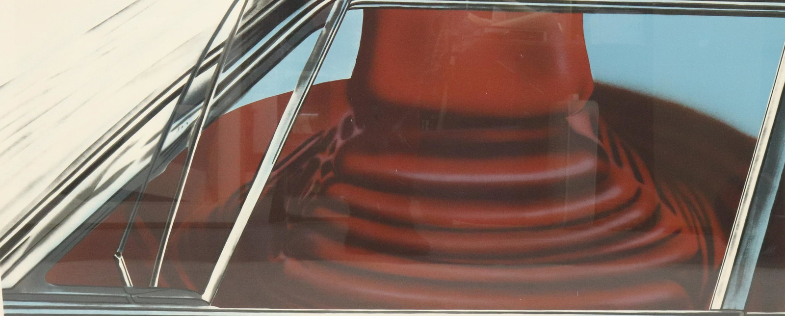 JAMES ROSENQUIST "HIGHWAY TRUST" COLOR LITHOGRAPH: 1978, FRAMED UNDER PLEXIGLASS. SIGNED, DATED AND TITLED IN PENCIL. NUMBER 11/15 DIMENSIONS: TOTAL SIZE 24 1/4" X 48 1/2" TERMS: Hartzell's Auction Gallery will handle most of the shipping in-house. WE