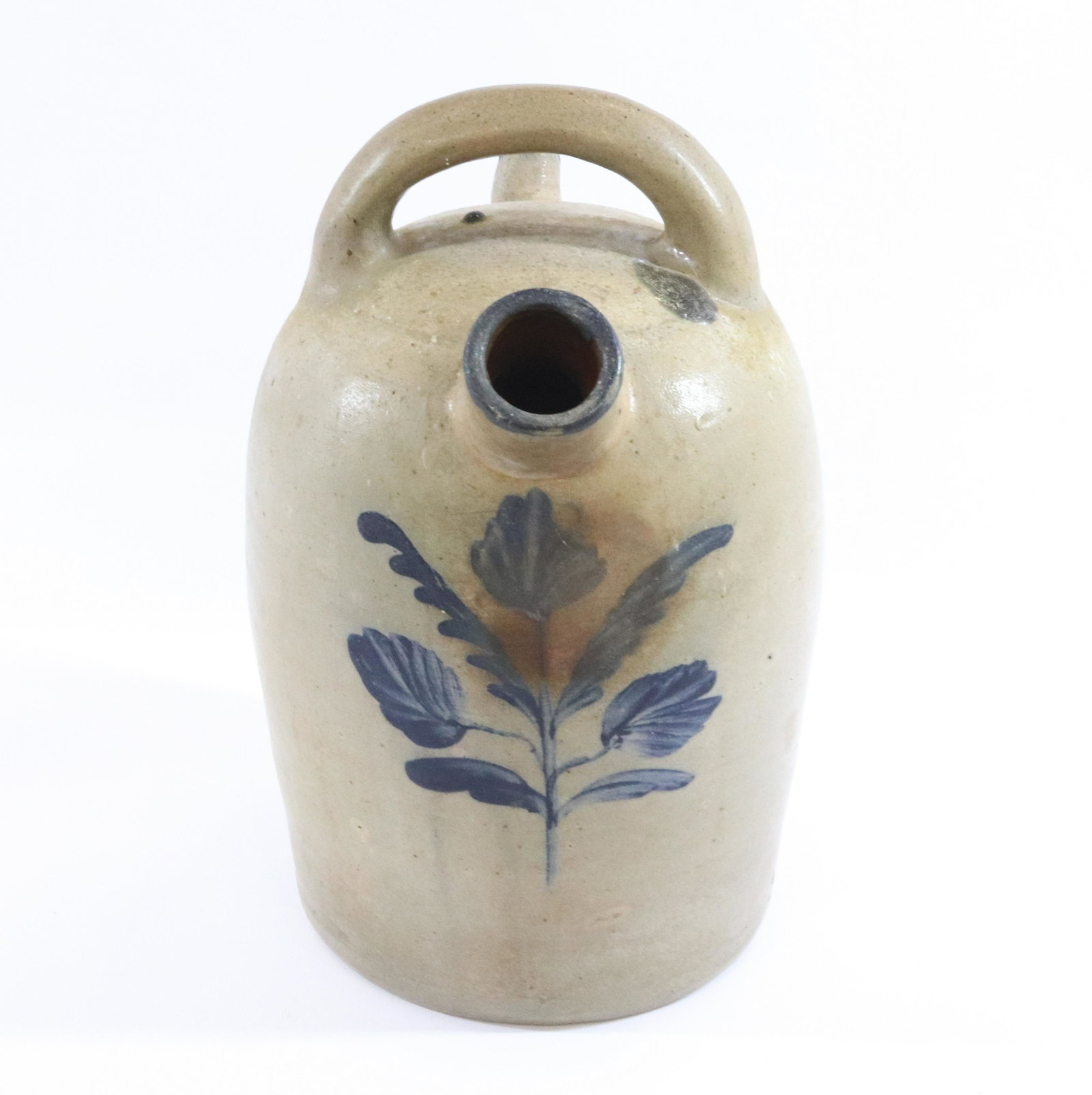 BLUE DECORATED HARVEST JUG (1 of 6)