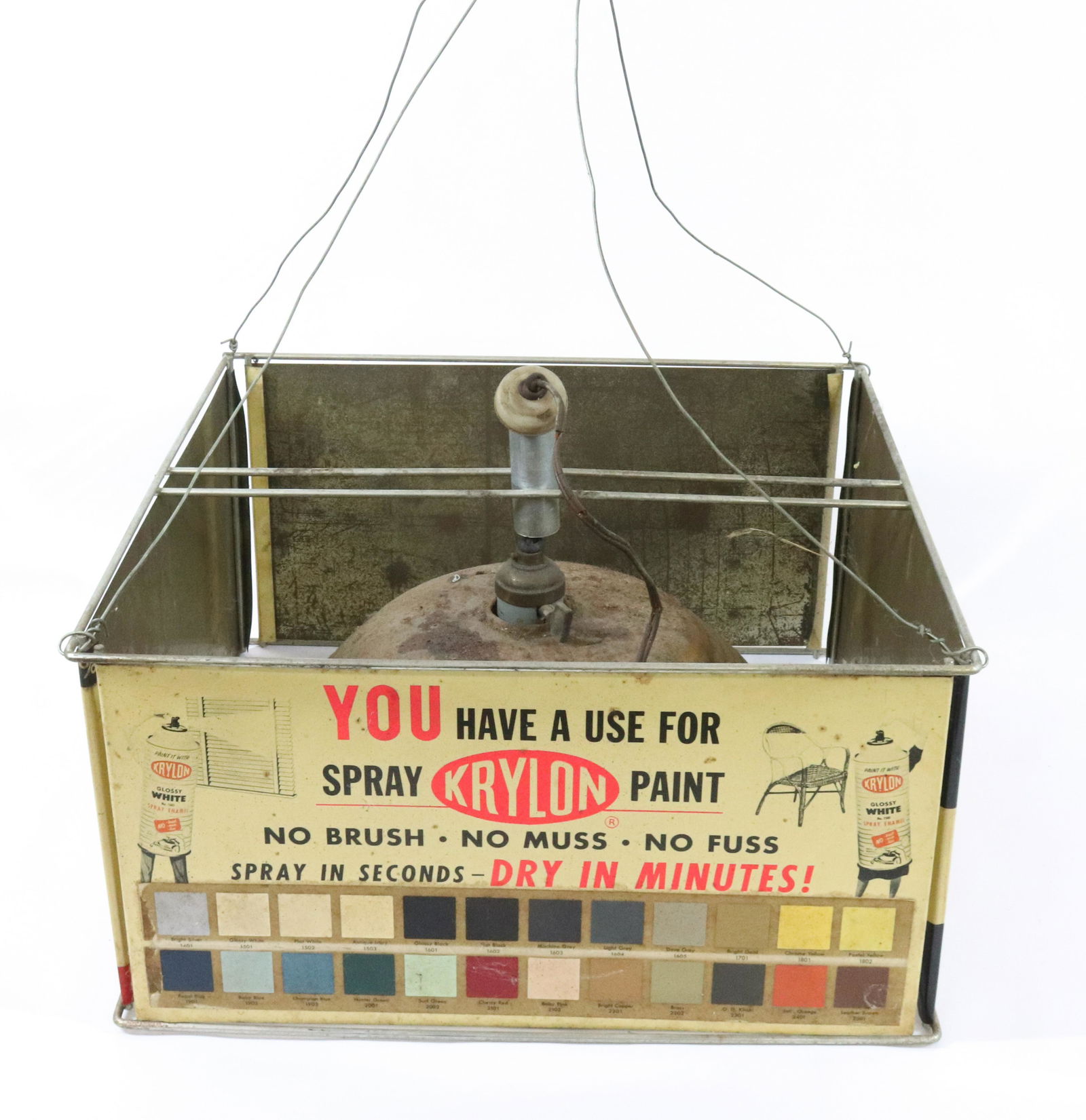 VINTAGE KRYLON STORE ADVERTISING DISPLAY LIGHT (1 of 5)