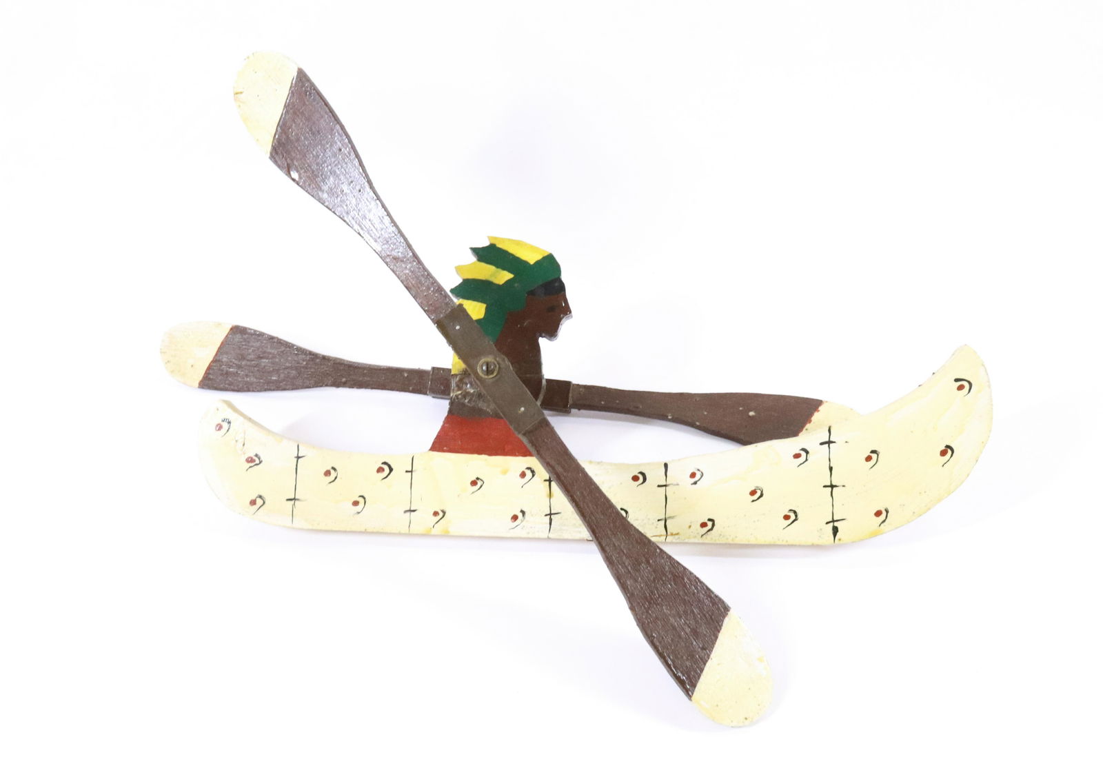 PAINTED WOODEN WHIRLIGIG (1 of 3)