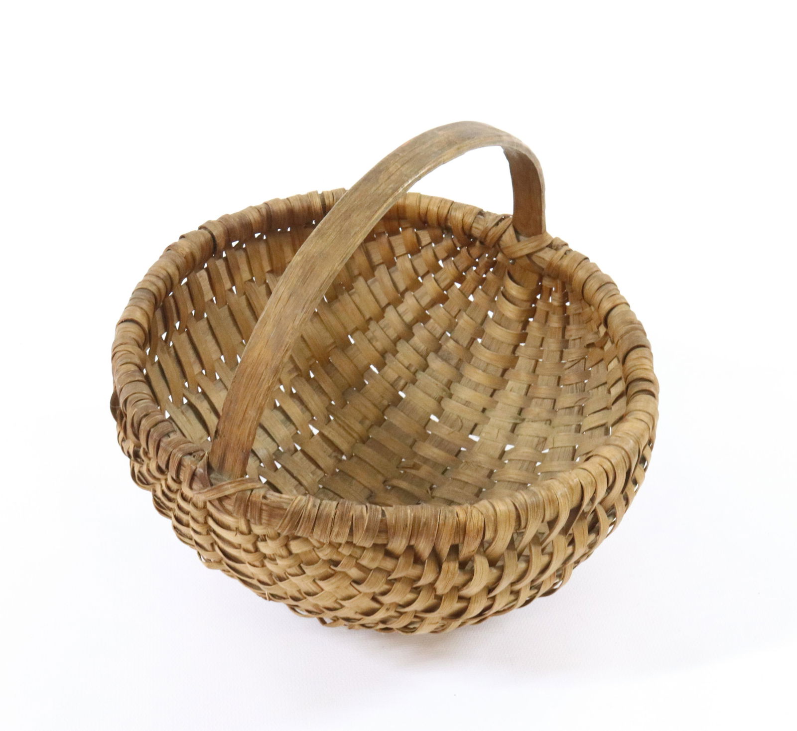 ANTIQUE HANDLED BASKET (1 of 4)