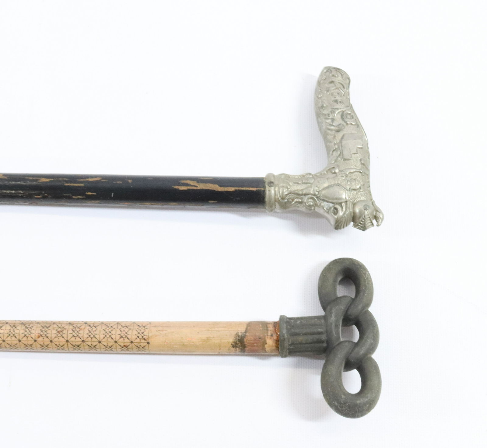 (2) VINTAGE LODGE CANES (1 of 4)