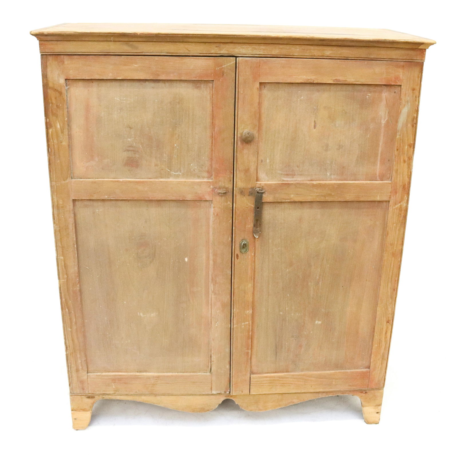 19TH C. TWO DOOR CUPBOARD (1 of 8)