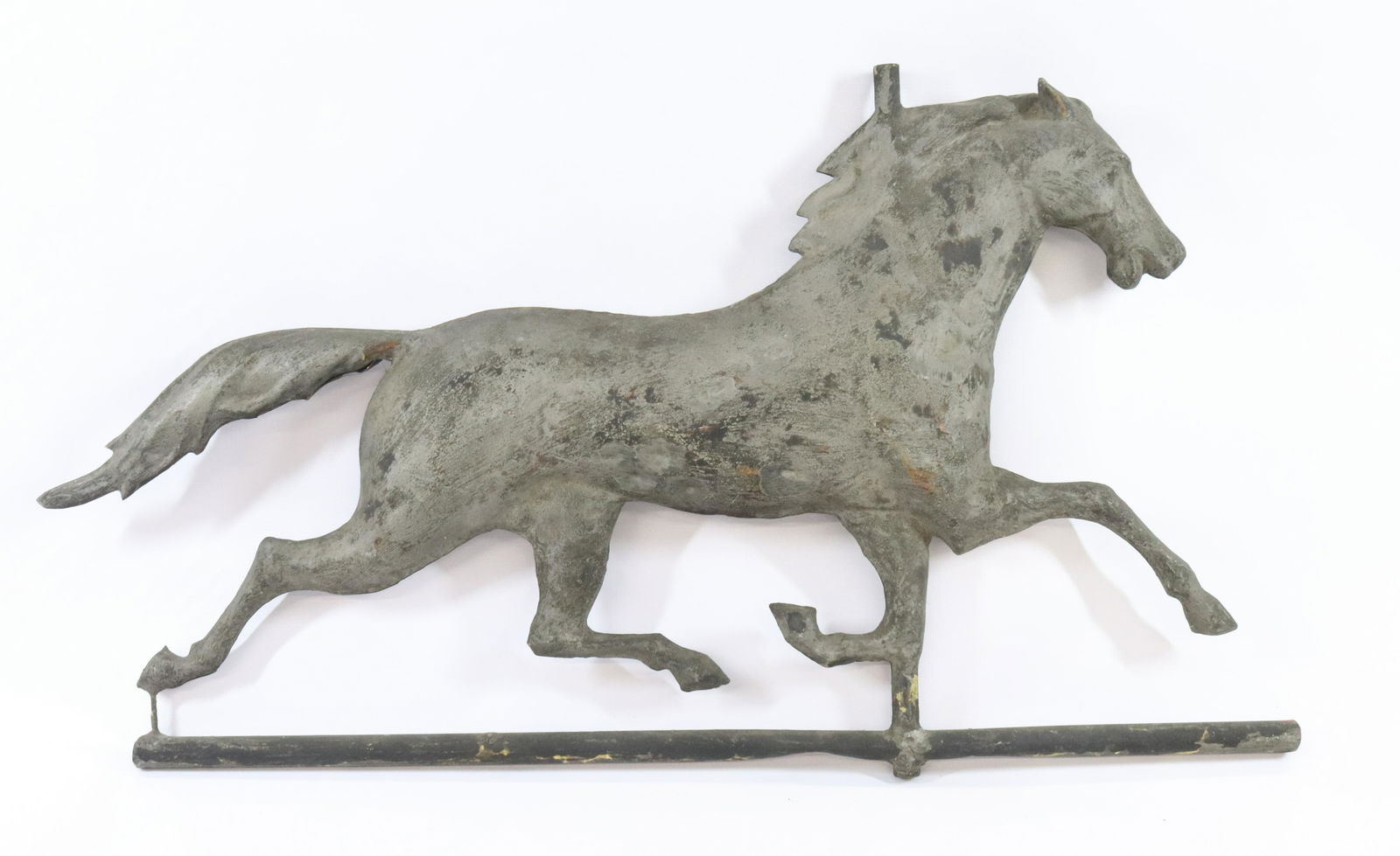 PAINTED COPPER HORSE WEATHERVANE (1 of 3)