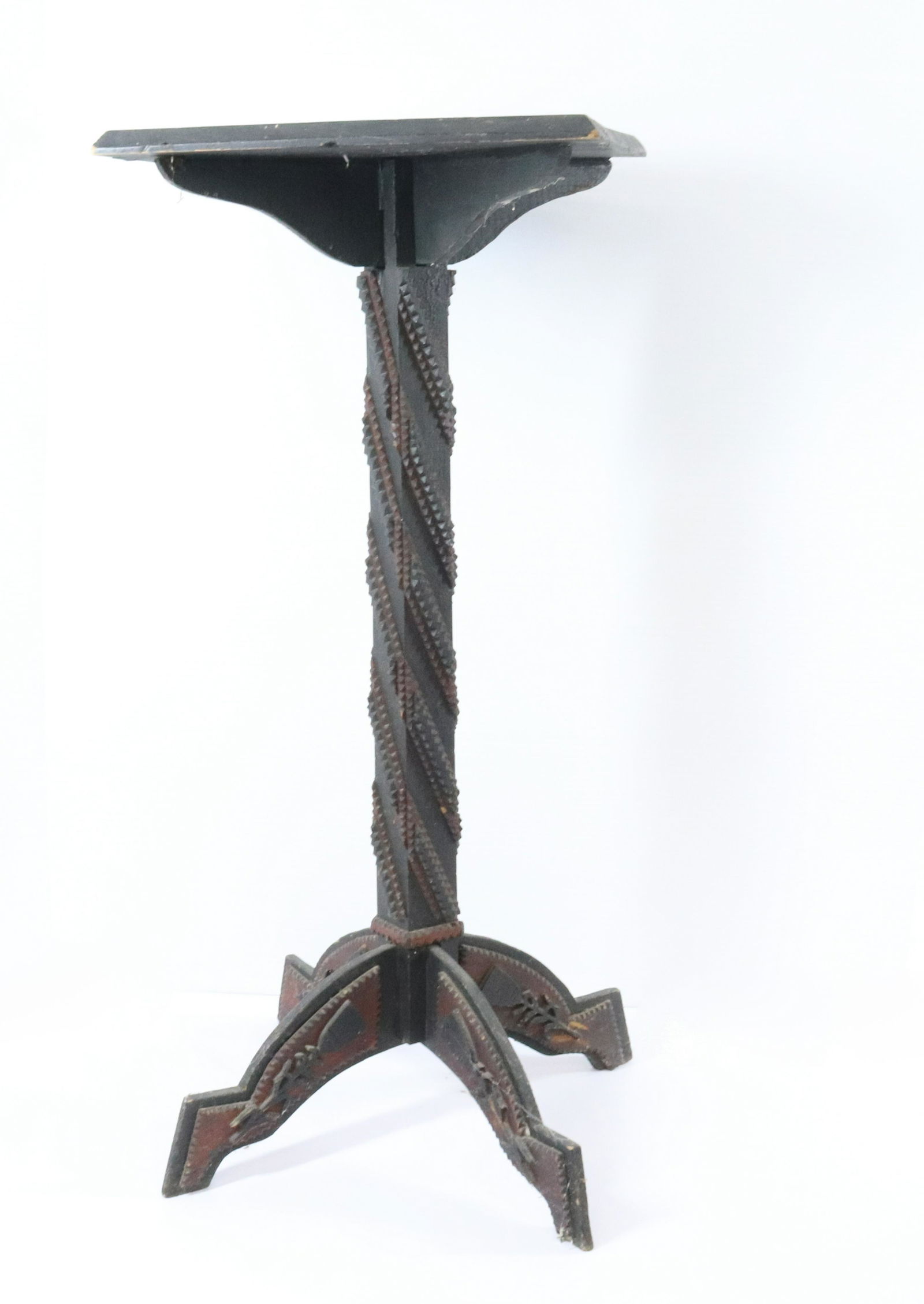 FOLK ART PLANT STAND (1 of 6)