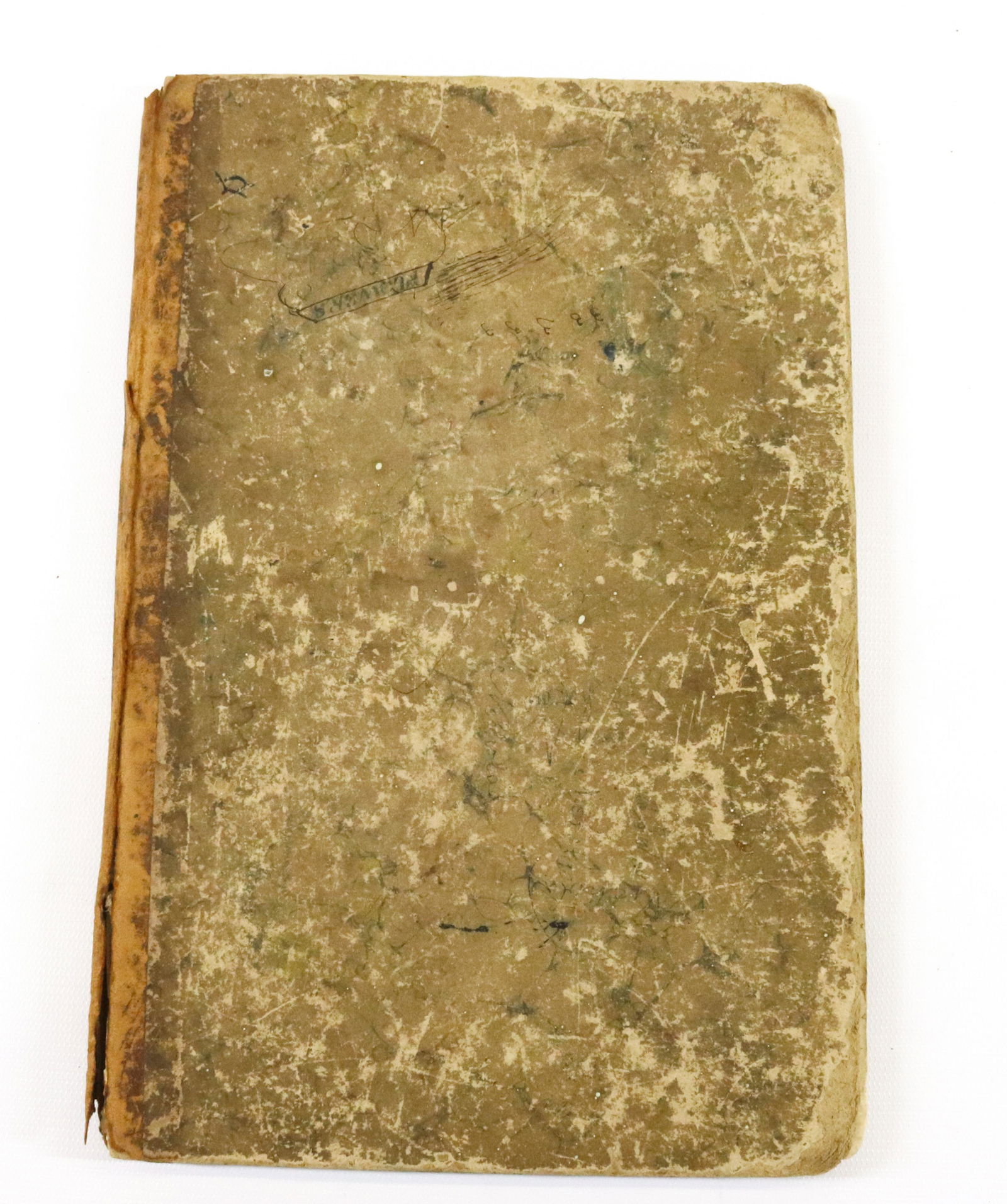 19TH C. TEACHING BOOK WITH WATERCOLOR (1 of 9)