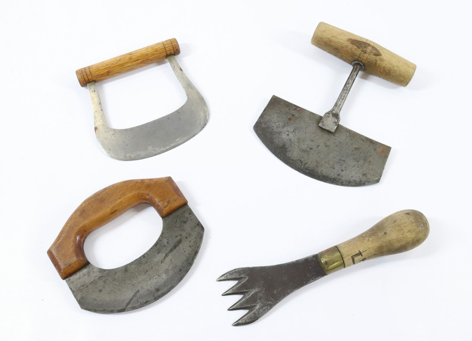 (4) ANTIQUE FOOD CHOPPERS (1 of 2)