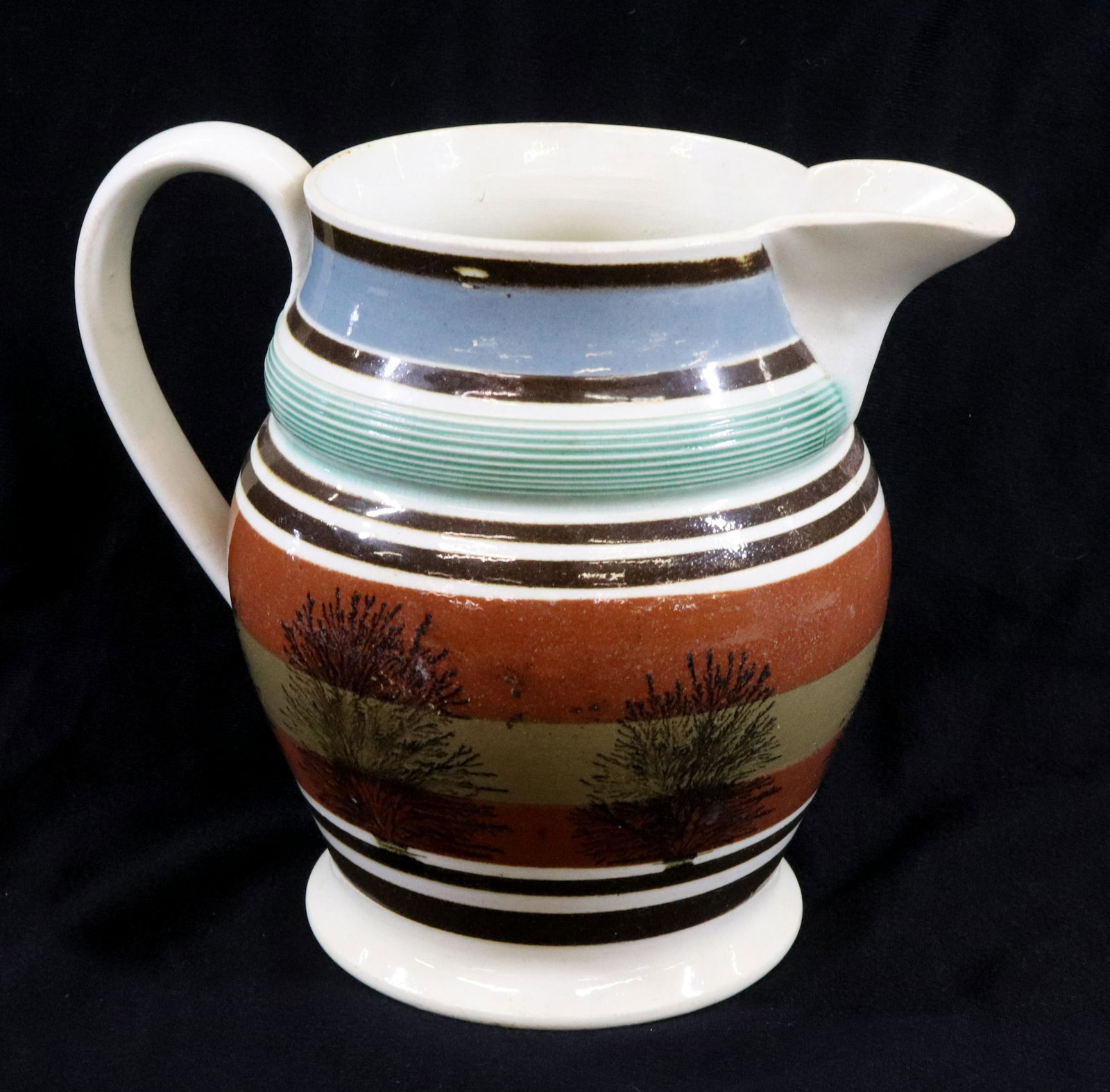 19TH CENTURY MOCHAWARE PITCHER (1 of 6)