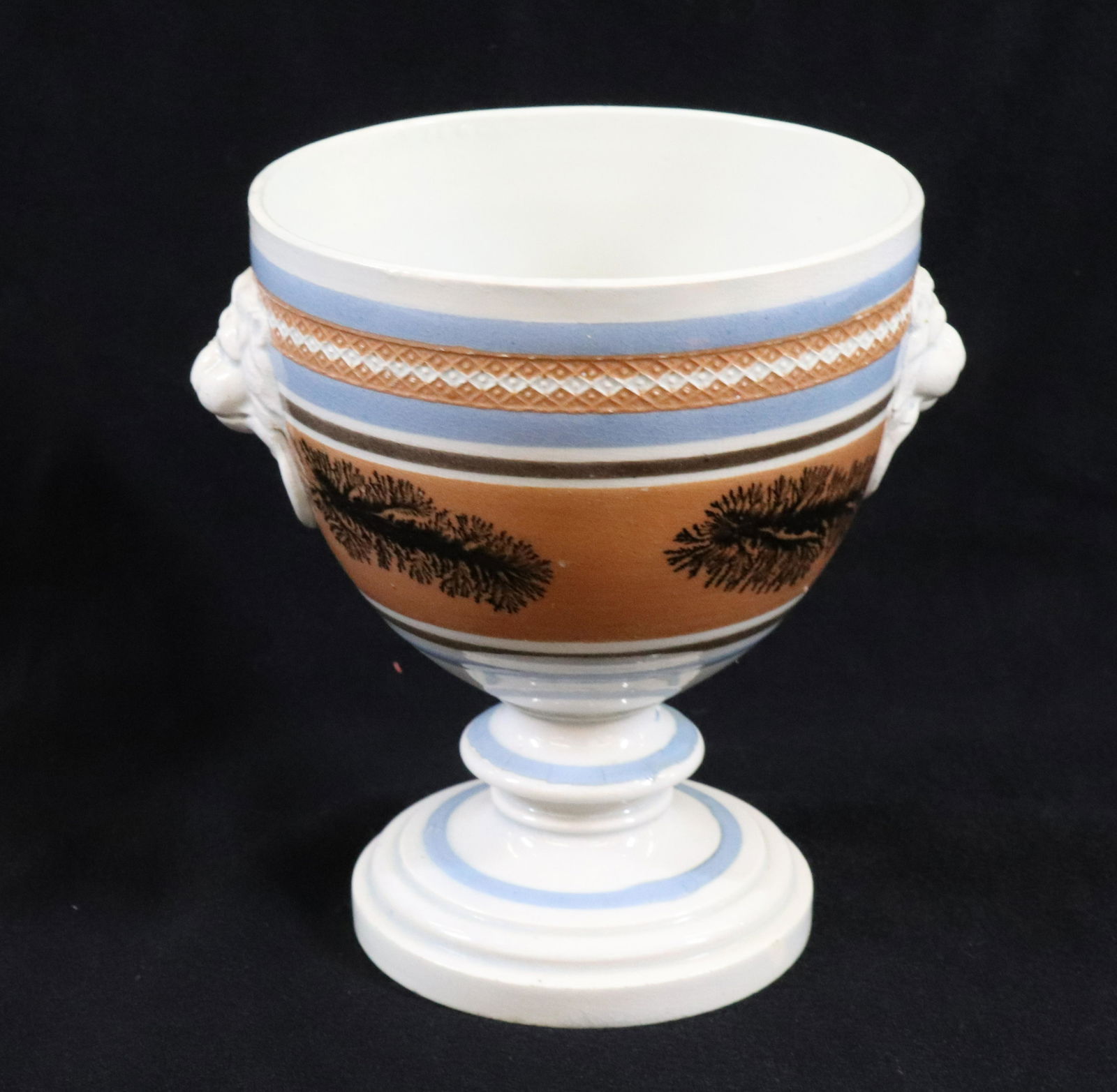19TH CENTURY MOCHAWARE PEDESTAL CUP (1 of 6)