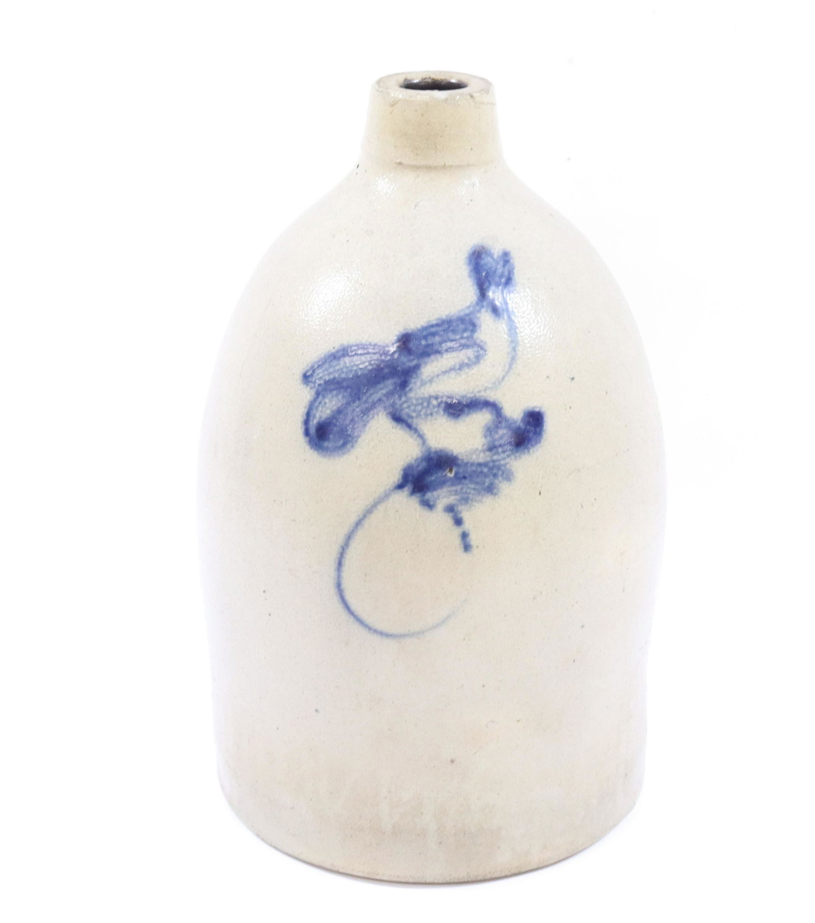 BLUE DECORATED STONEWARE JUG (1 of 7)