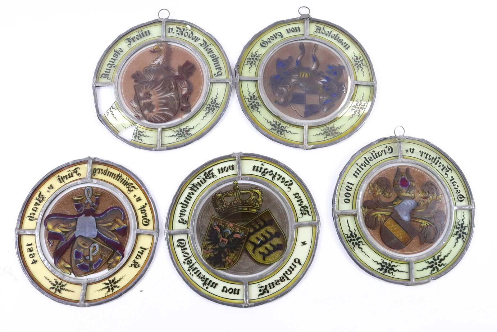 GROUP LOT OF EUROPEAN STAINED GLASS (1 of 4)