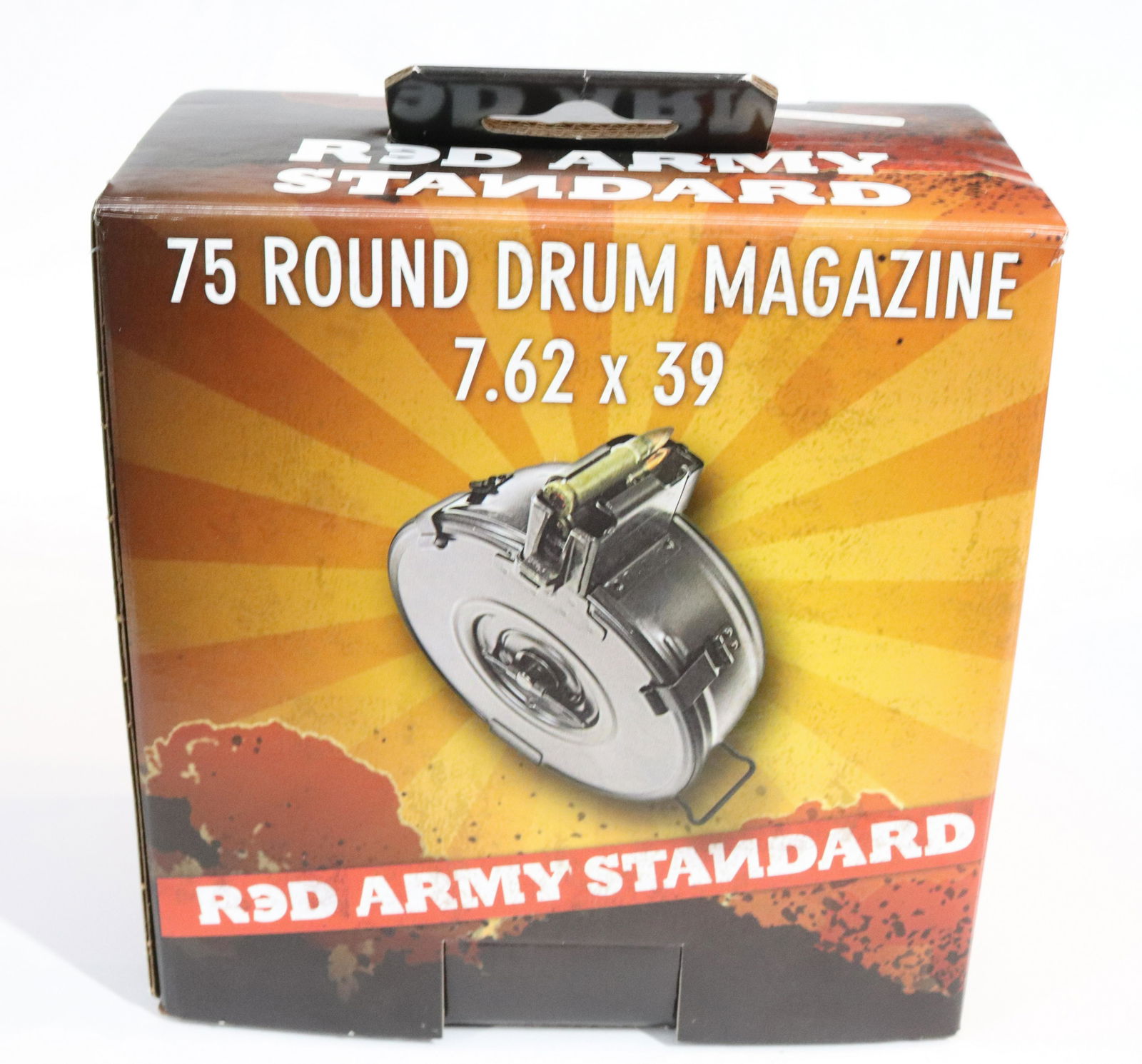 R&D ARMY STANDARD DRUM MAGAZINE: 75 ROUND DRUM MAGAZINE - 7.62 X39 Terms: Ammo will be sold as is. This is a store close out Auction. Please see photos or call 610-588-5831 with any questions. Hartzell’s Auction Gallery will ha